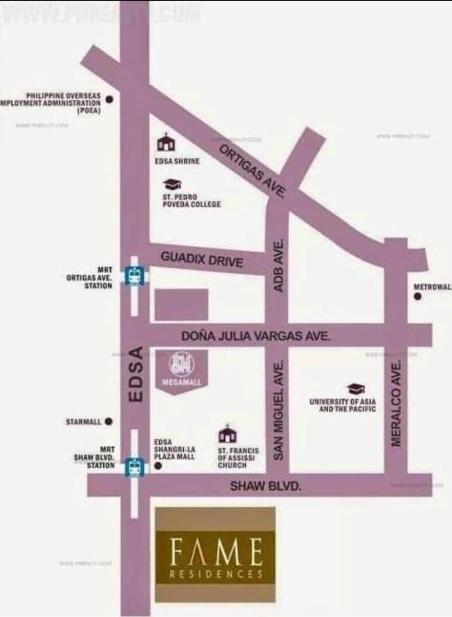 Street view in Penthouse studio at Fame Residence 41st Floor, ShangriLa-Megamall