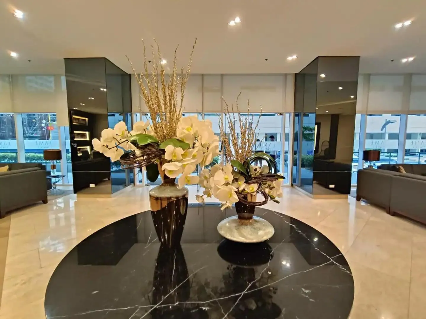 Lobby or reception in Penthouse studio at Fame Residence 41st Floor, ShangriLa-Megamall