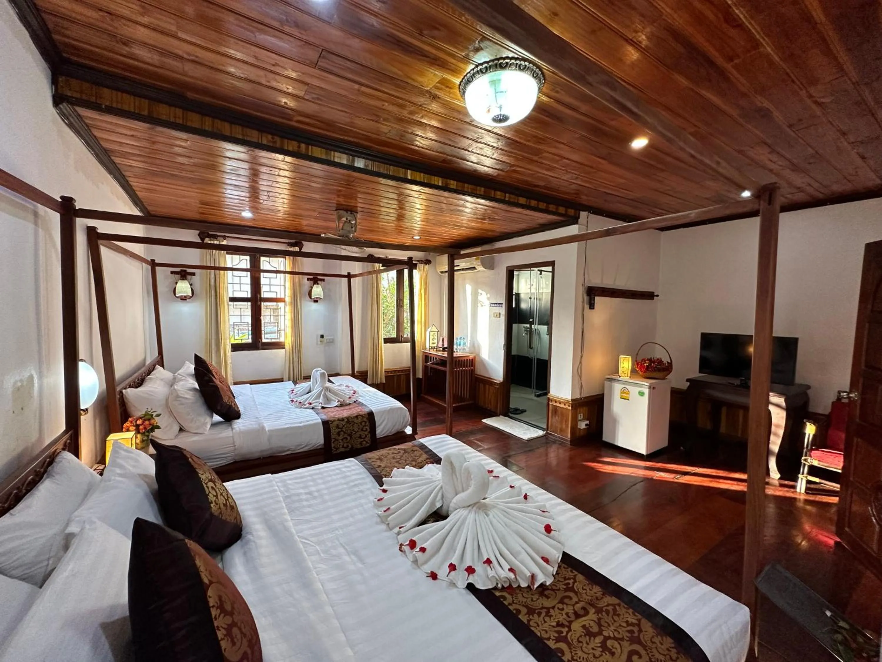 Photo of the whole room, Bed in Villa Thida Mekong Riverside
