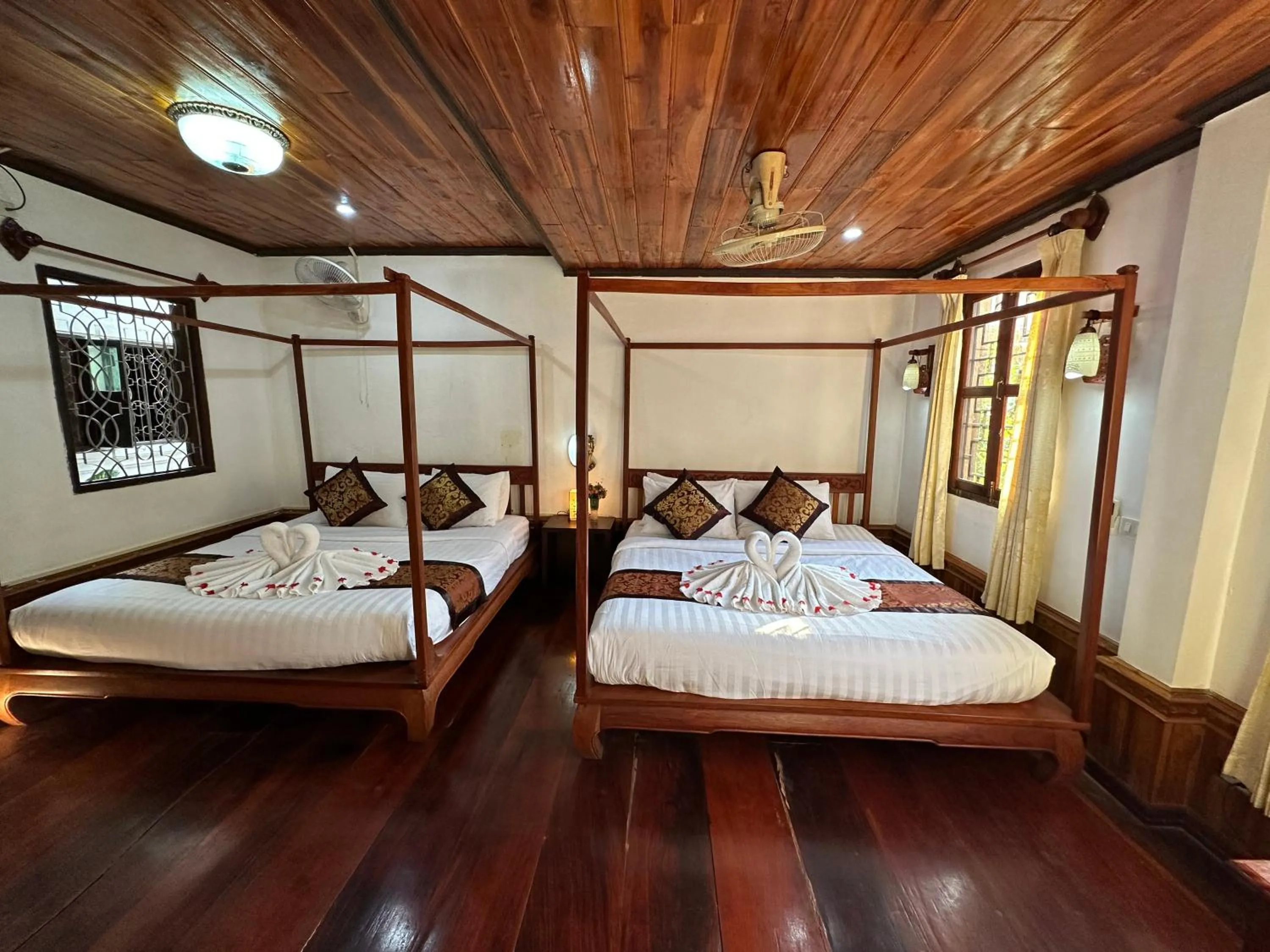 Photo of the whole room, Bed in Villa Thida Mekong Riverside