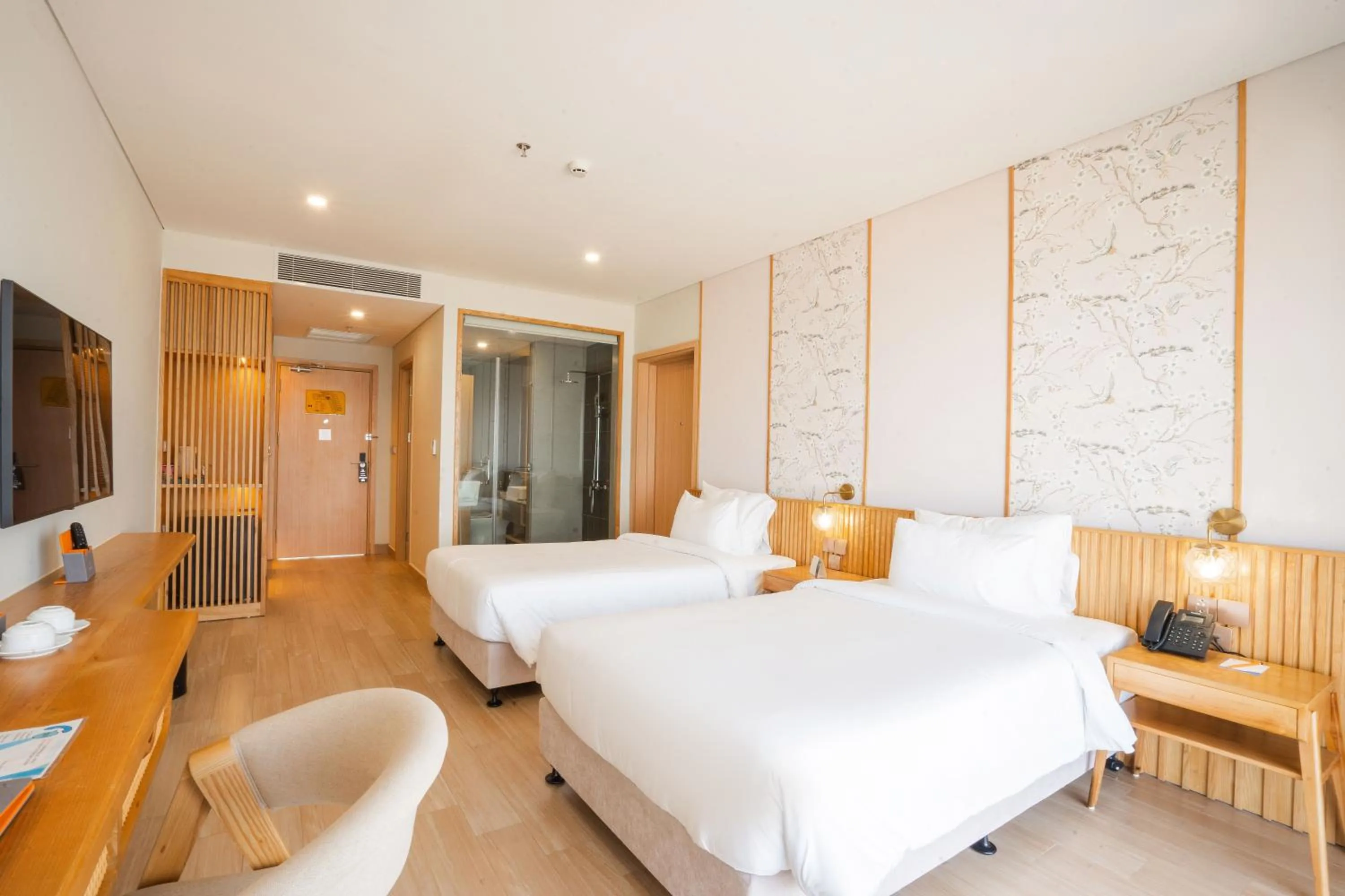 Bed in Seabird Hotel Thien Cam