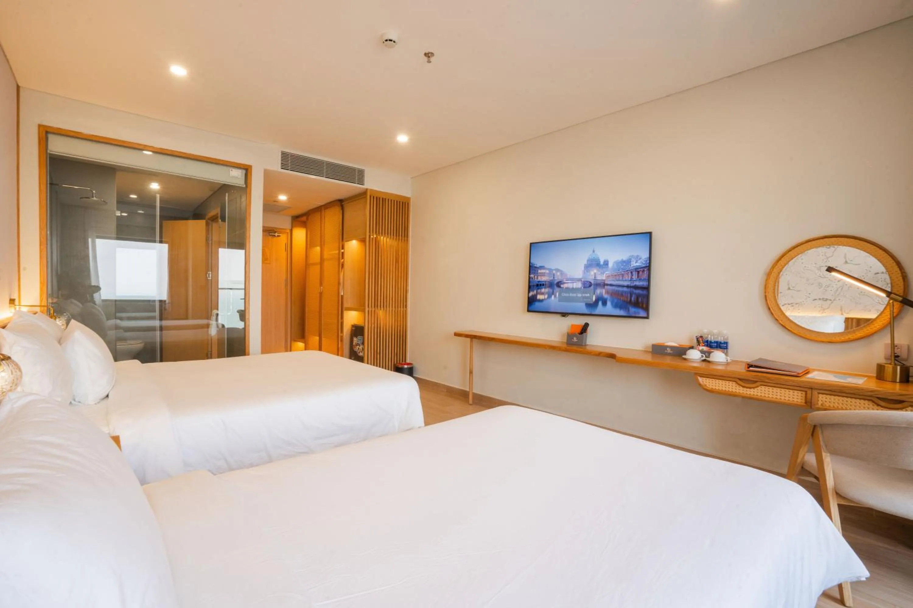 Bed in Seabird Hotel Thien Cam