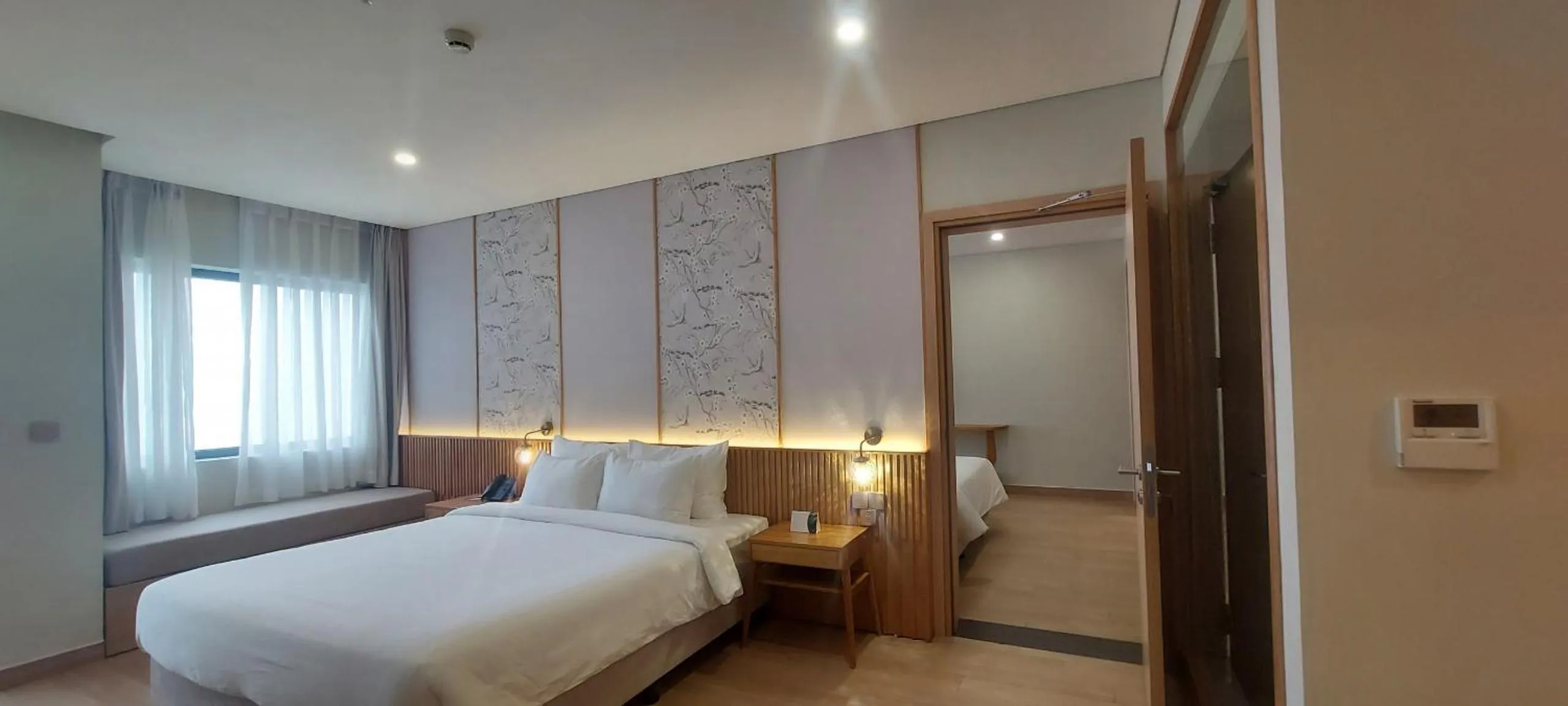 Bed in Seabird Hotel Thien Cam