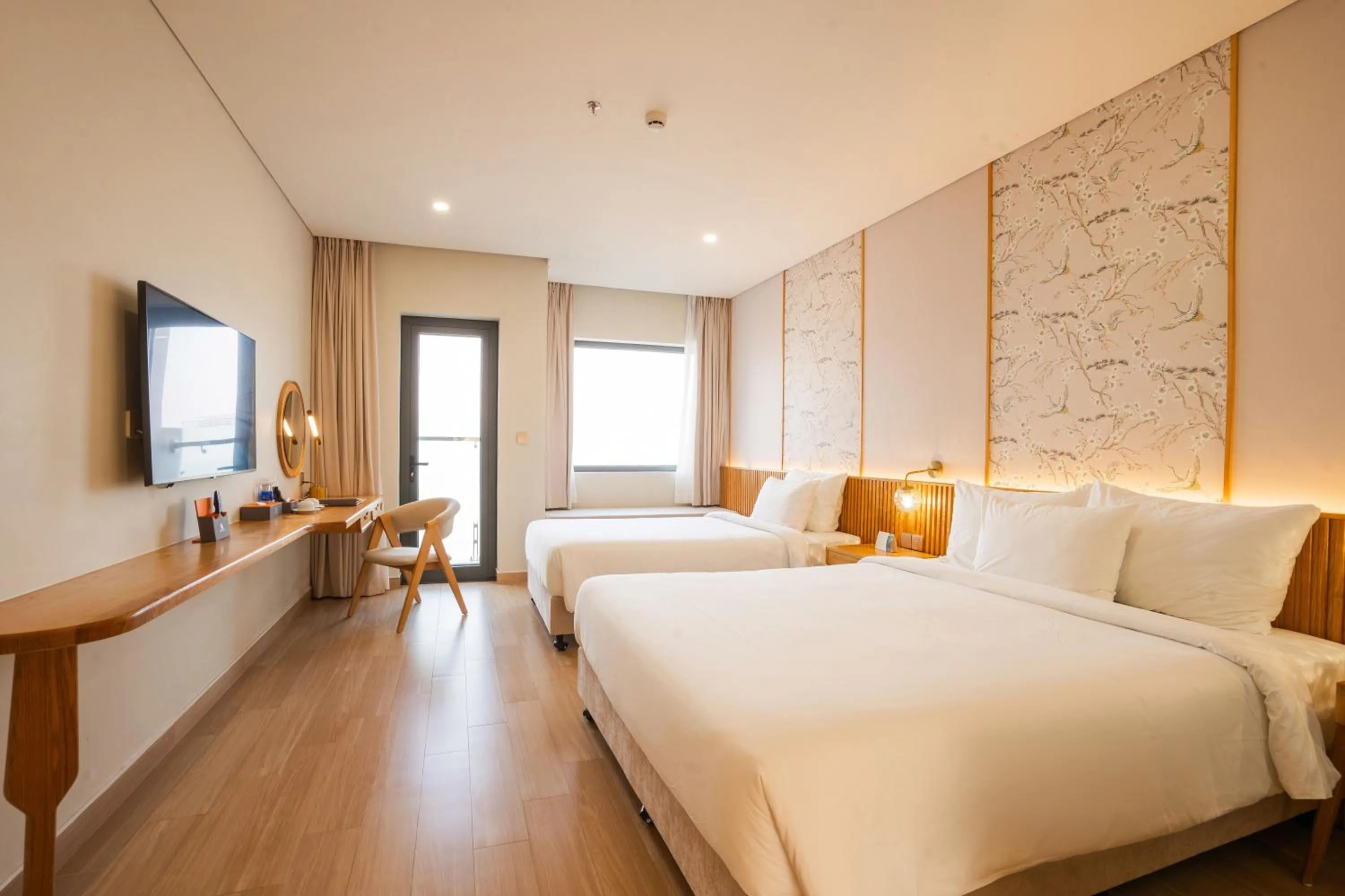 Bed in Seabird Hotel Thien Cam