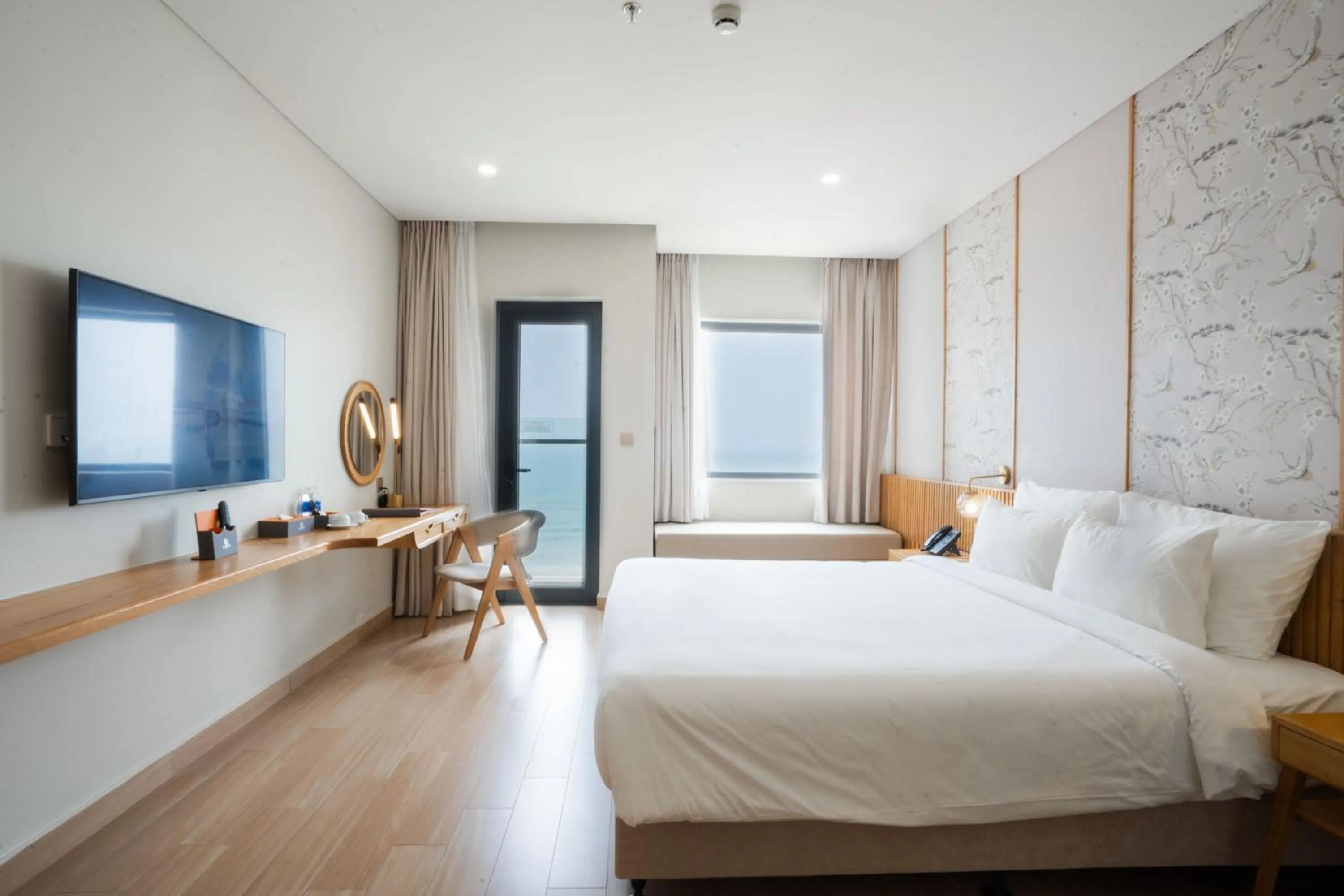 Bed in Seabird Hotel Thien Cam