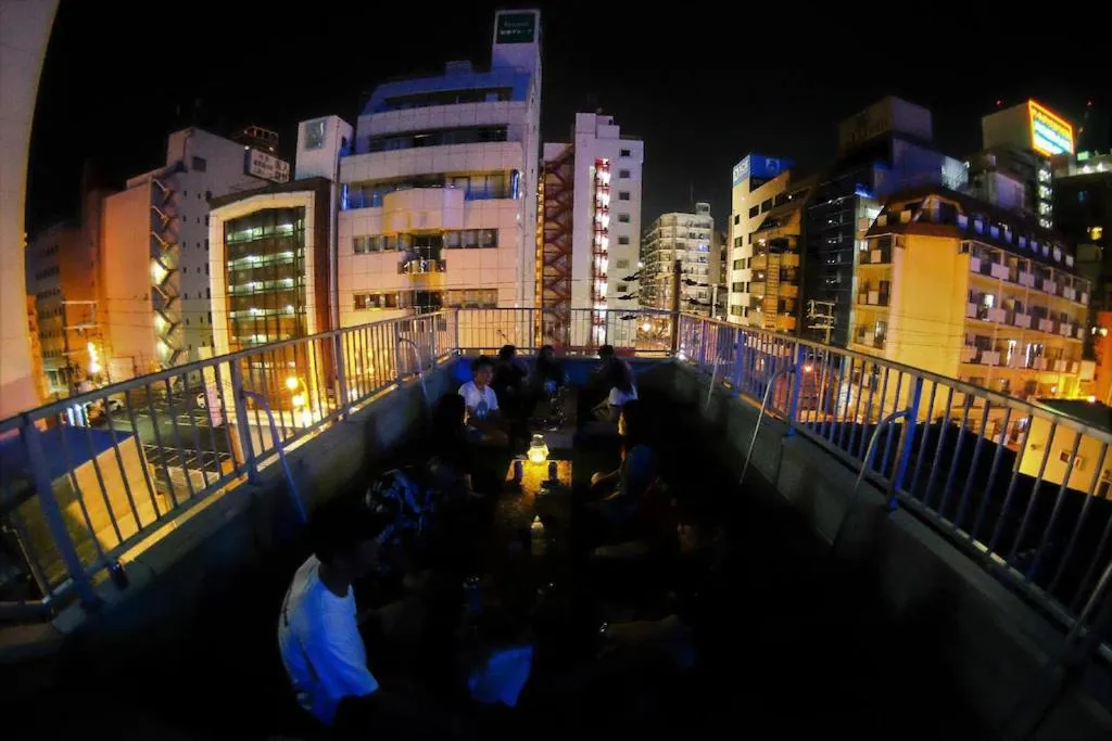 Night in Osaka Namba Hostel MIYABI