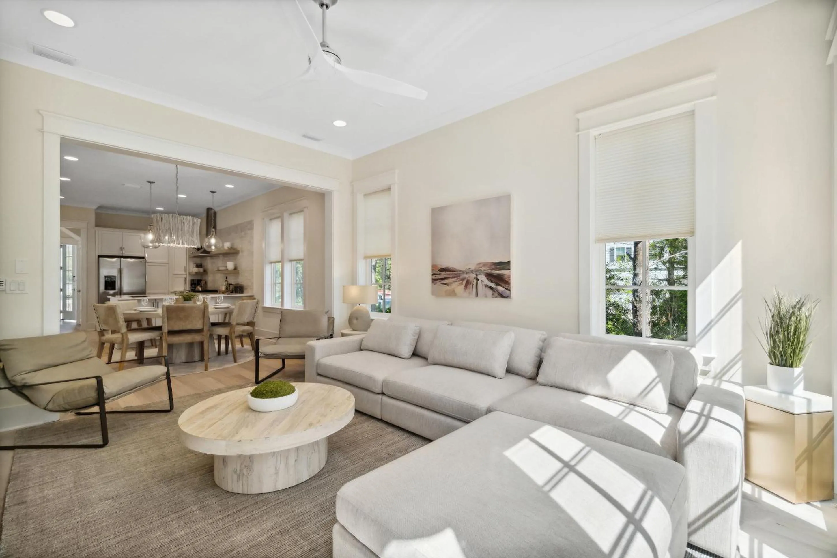 Living room in 30A Beach House - Harlie's House by Panhandle Getaways