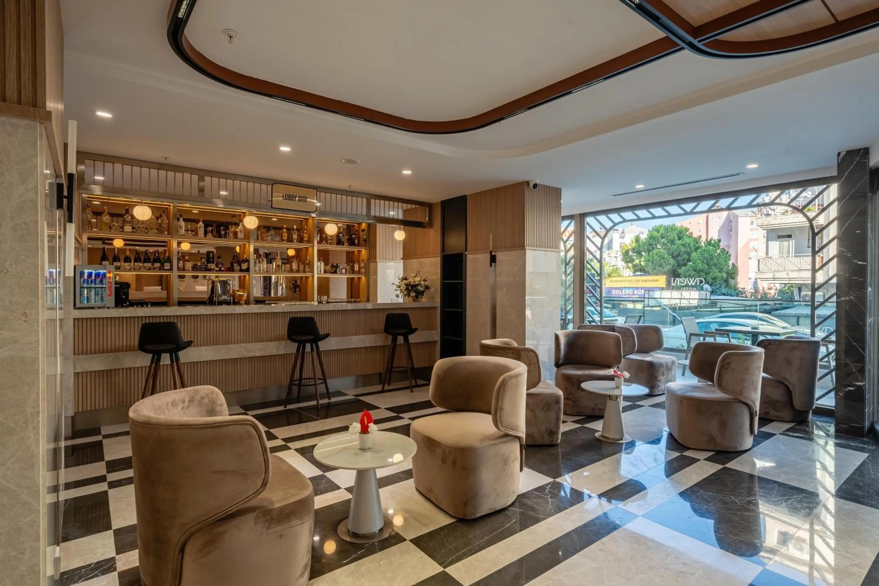 Lounge or bar in Awen Lara Hotel