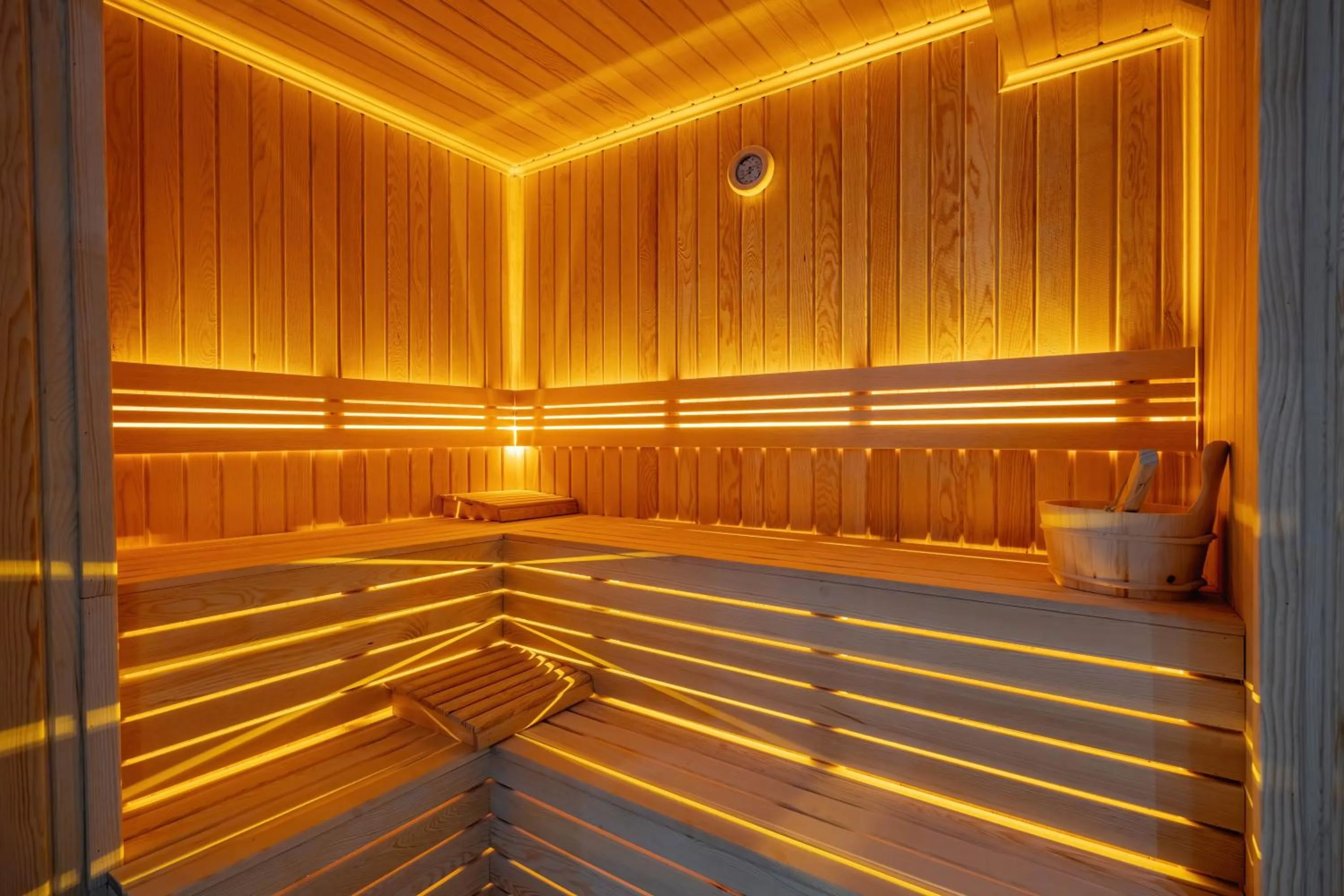 Sauna in Awen Lara Hotel