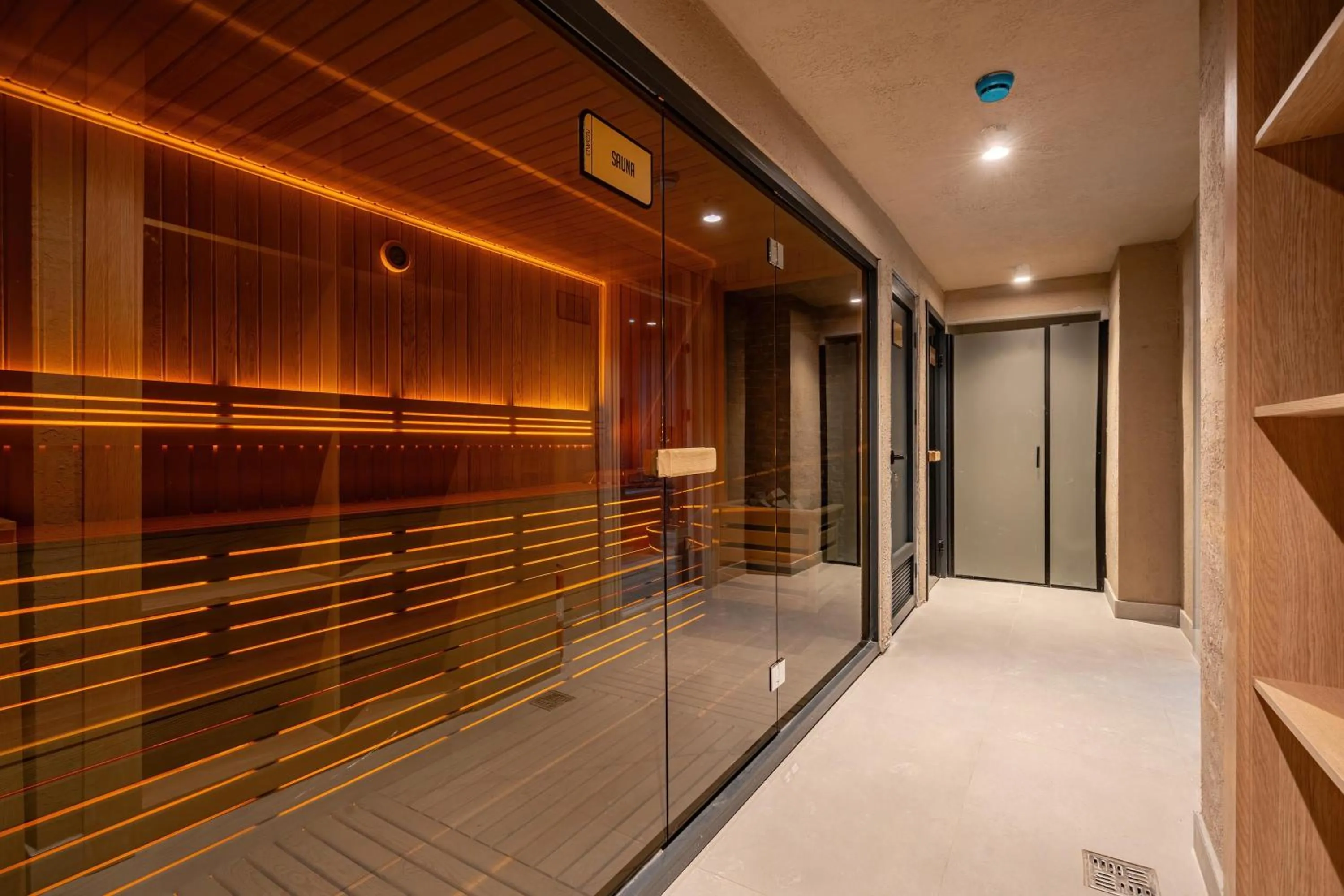 Sauna in Awen Lara Hotel
