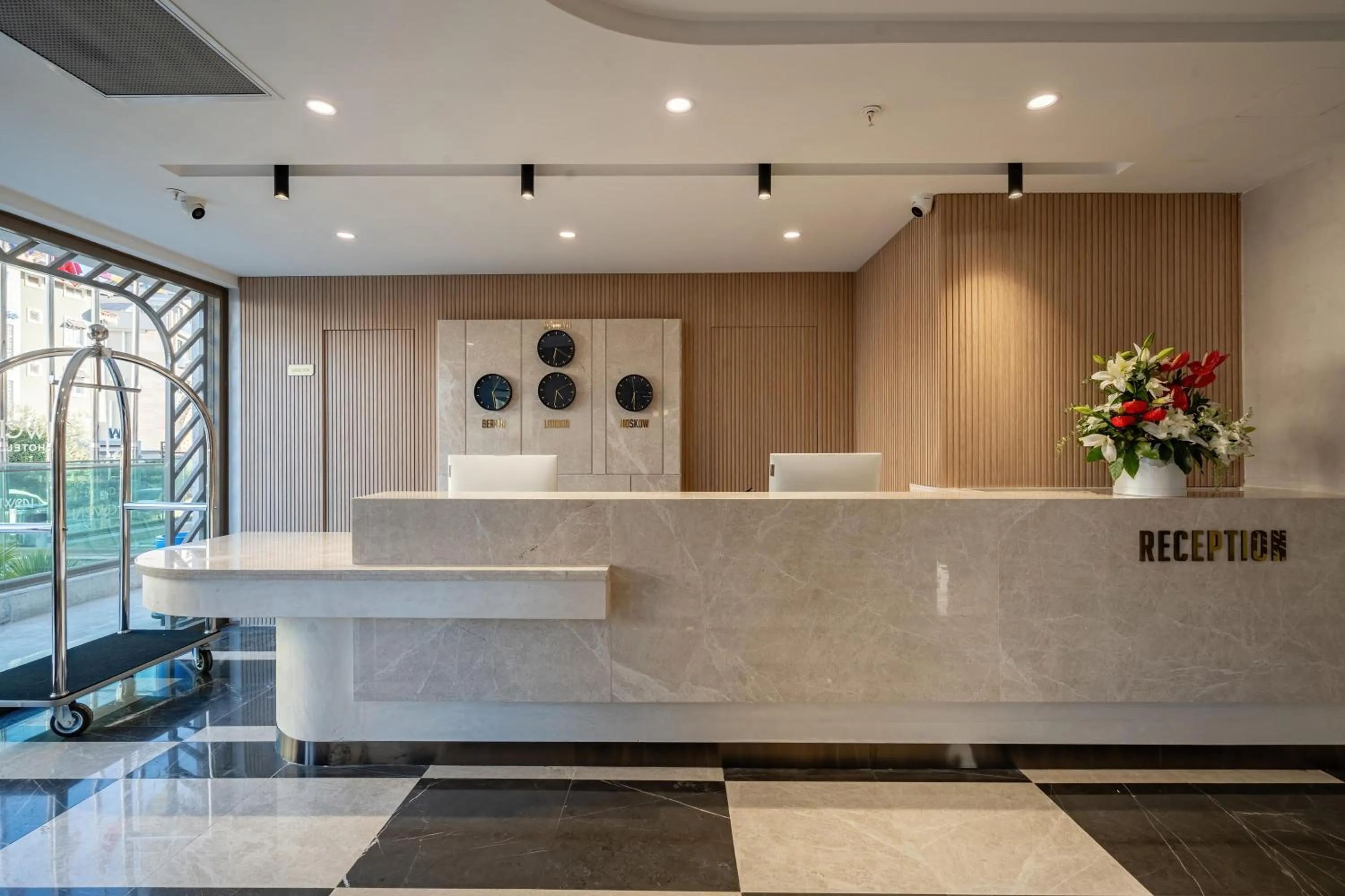 Lobby or reception in Awen Lara Hotel