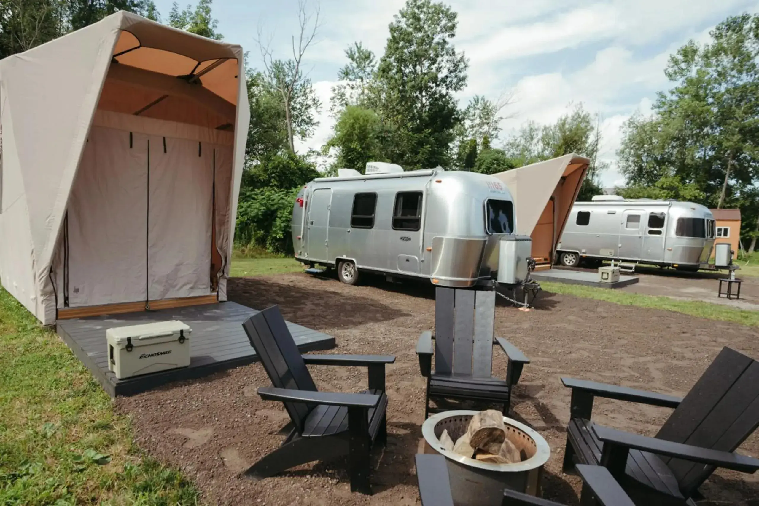 Family Room with Sauna in Finger Lakes Treehouse Family Room with Sauna in Finger Lakes Treehouse