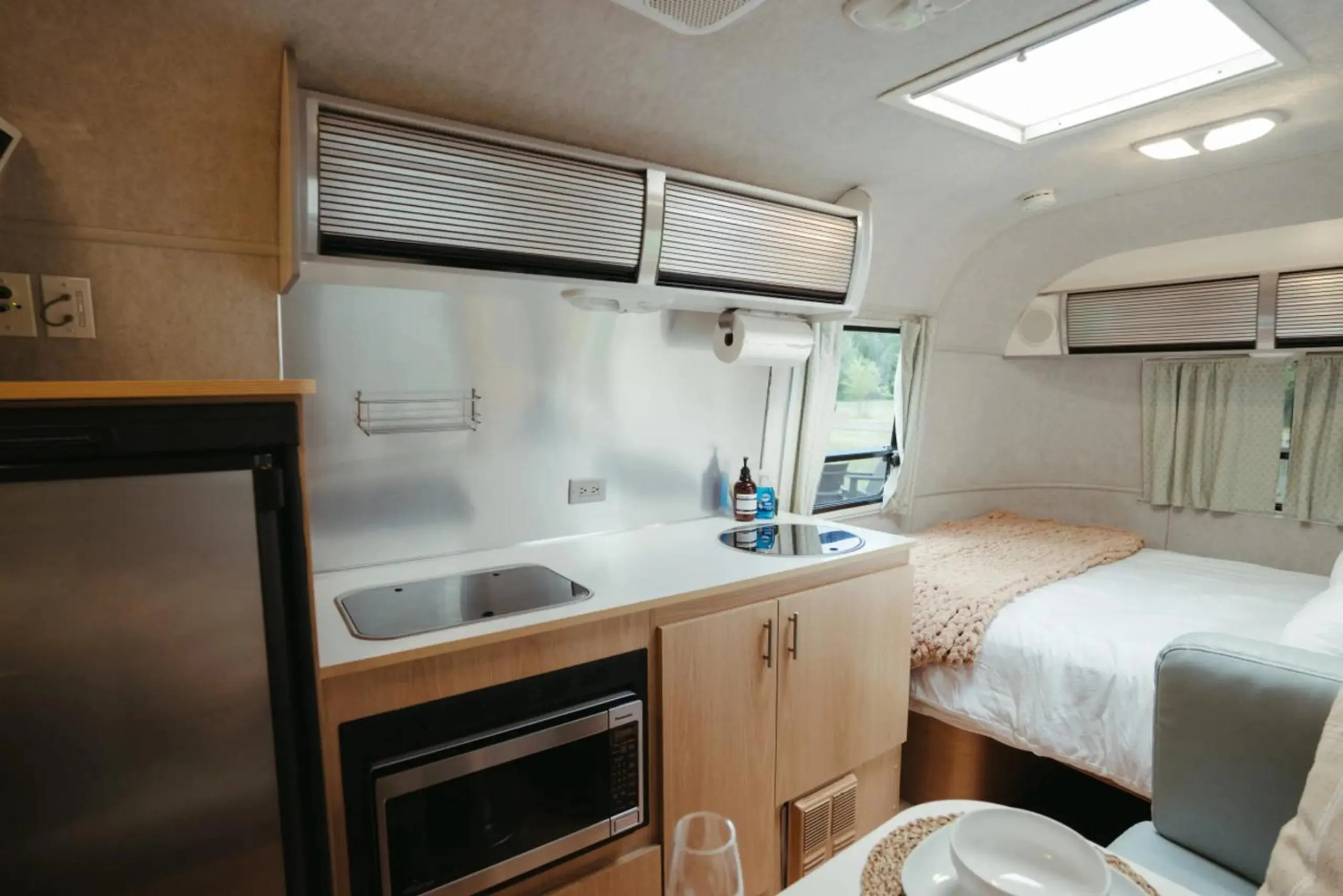 Bed in Finger Lakes Treehouse
