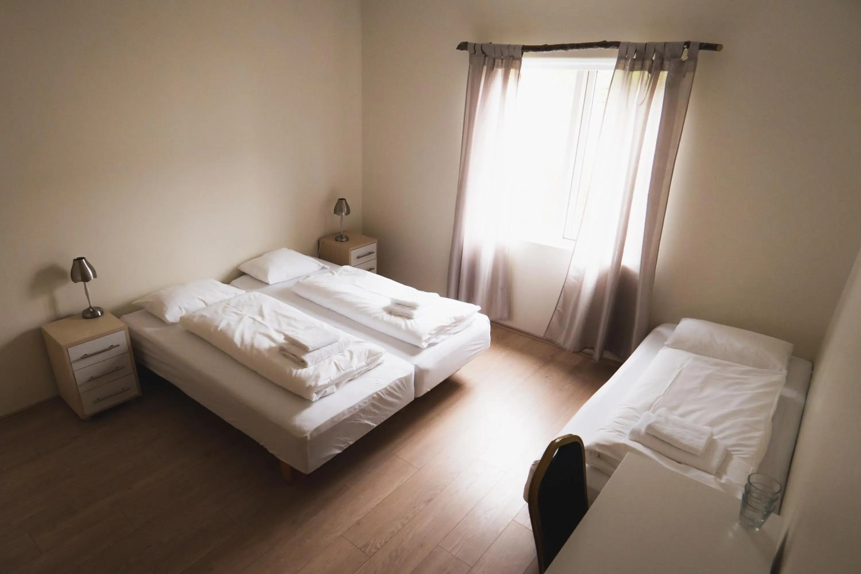 Bed in Hotel Studlagil