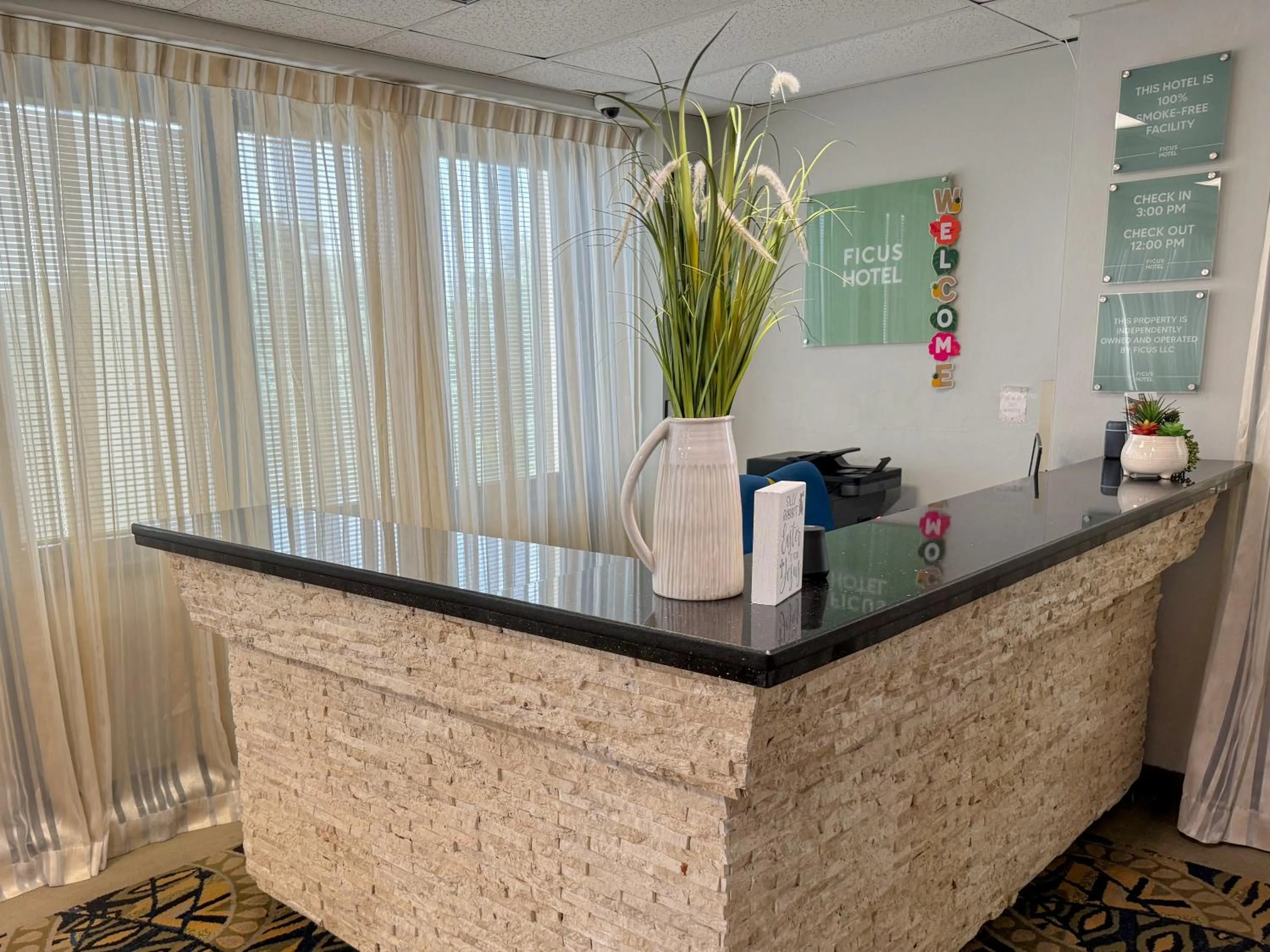 Lobby or reception in Ficus Hotel