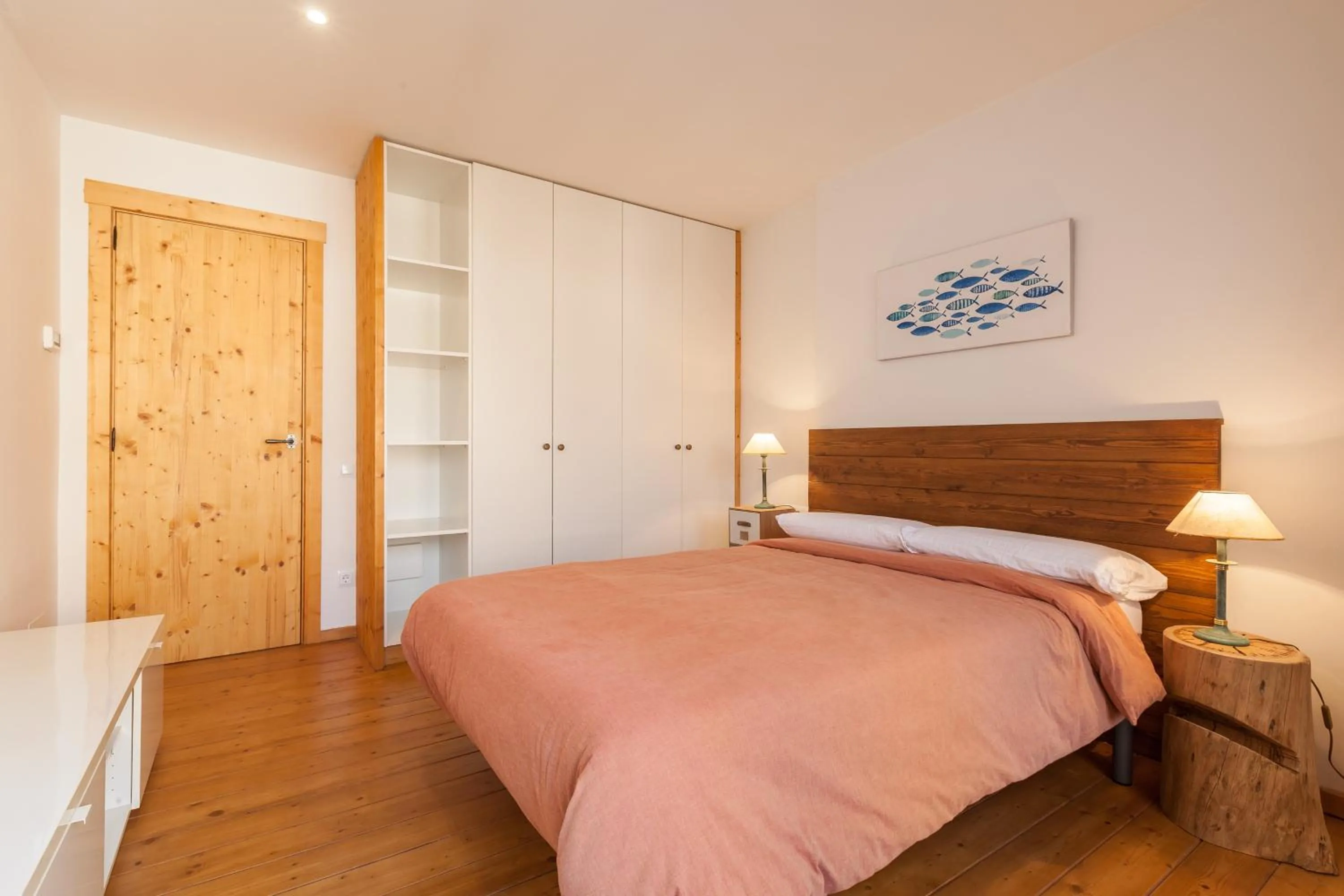 Living room, Bed in Sant Rafel House