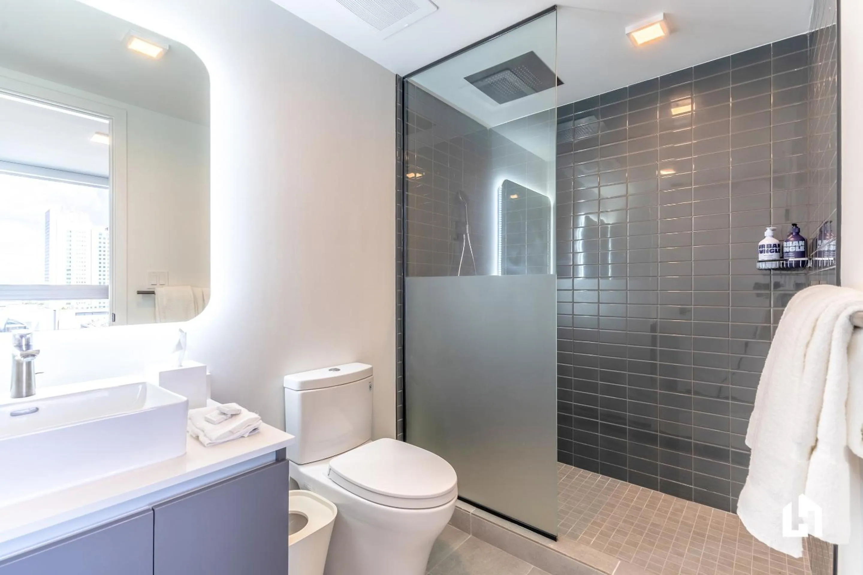 Bathroom in Downtown Miami Condos by Lua Host