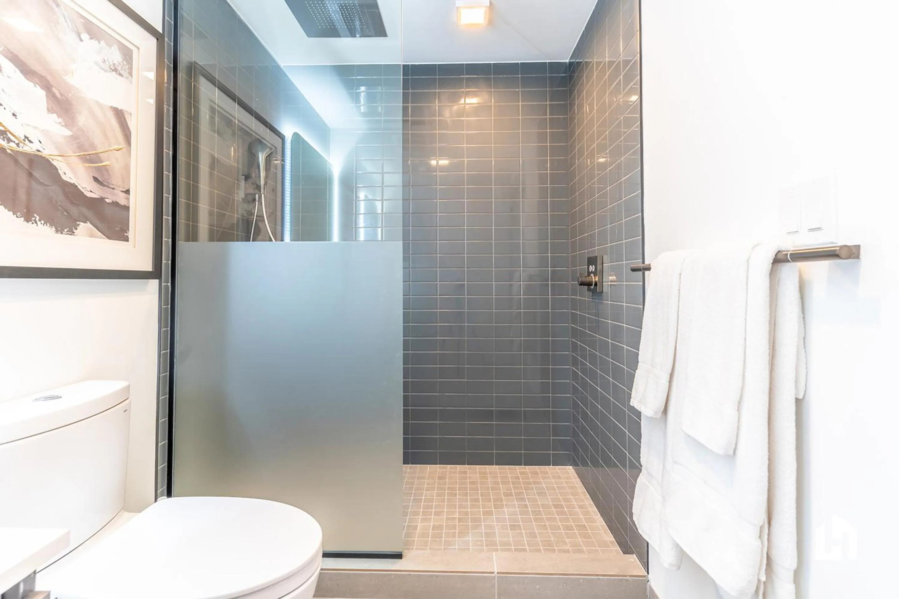 Shower in Downtown Miami Condos by Lua Host