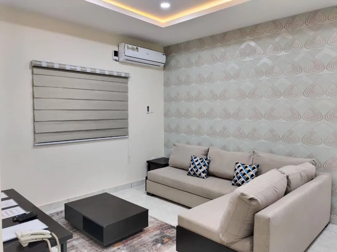 Living room in The Leneade - City Centre at Wuse 2