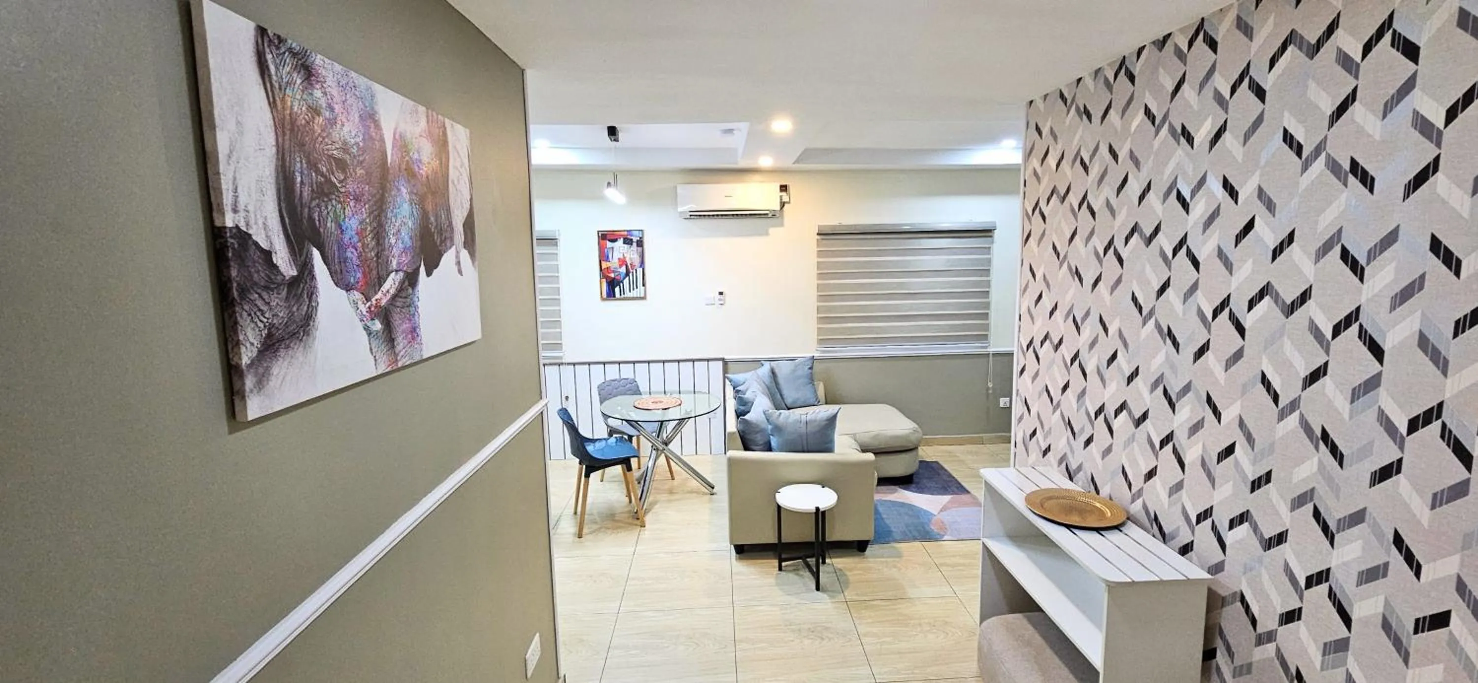 Living room in The Leneade - City Centre at Wuse 2
