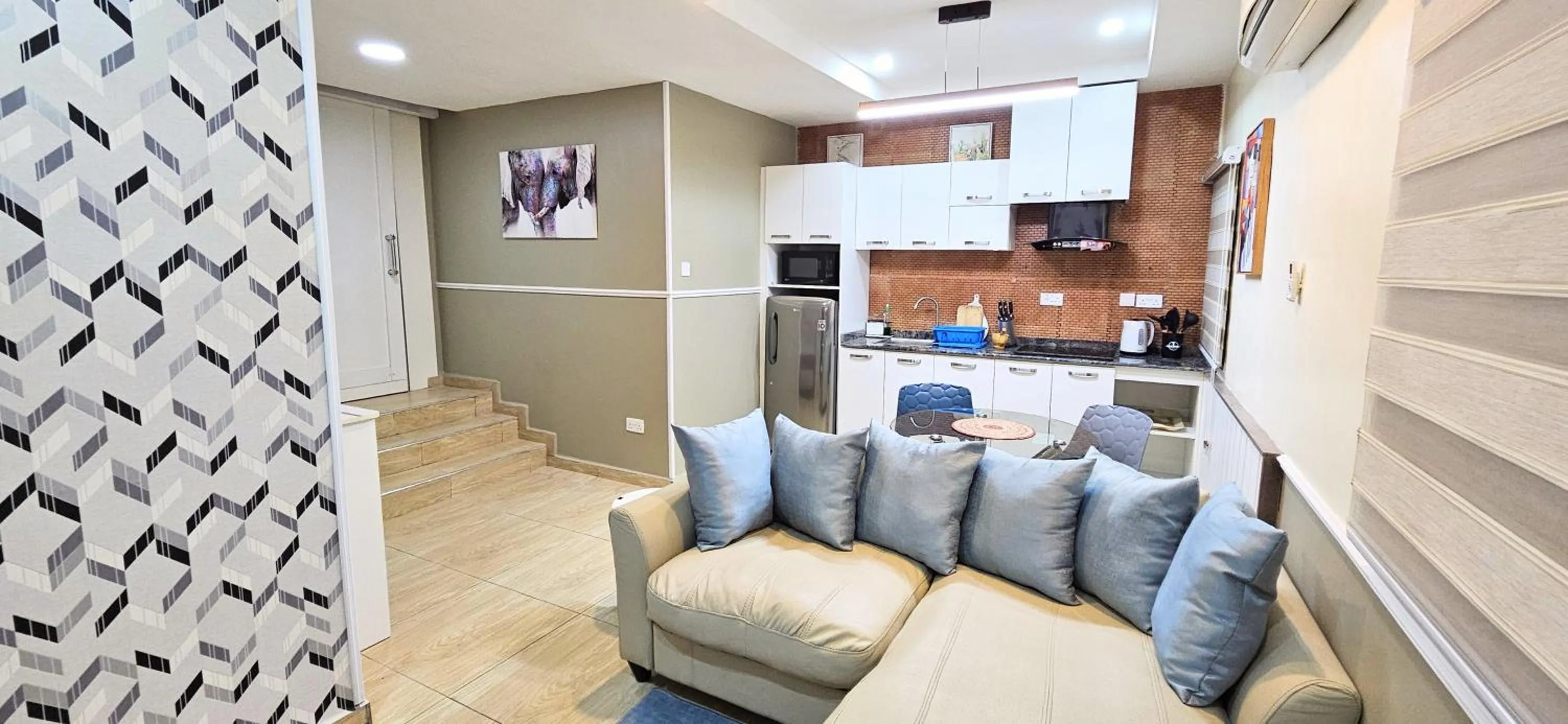 Living room in The Leneade - City Centre at Wuse 2