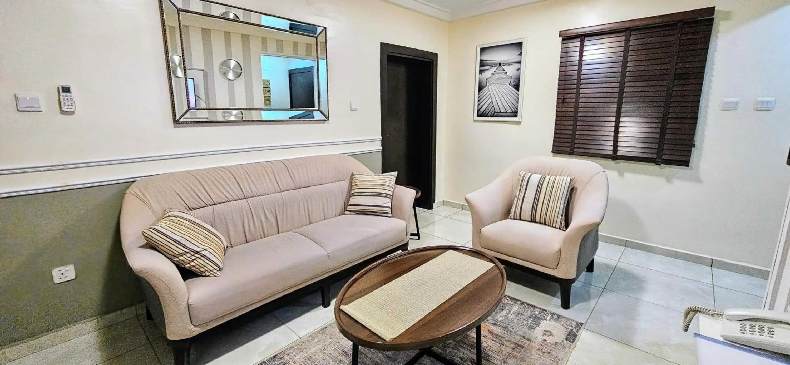 Living room in The Leneade - City Centre at Wuse 2
