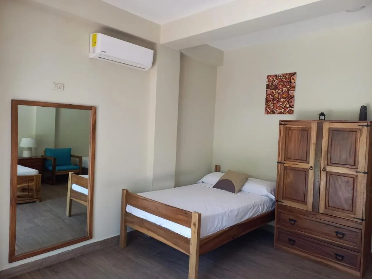 Bed in HOTEL EL VIAJERO