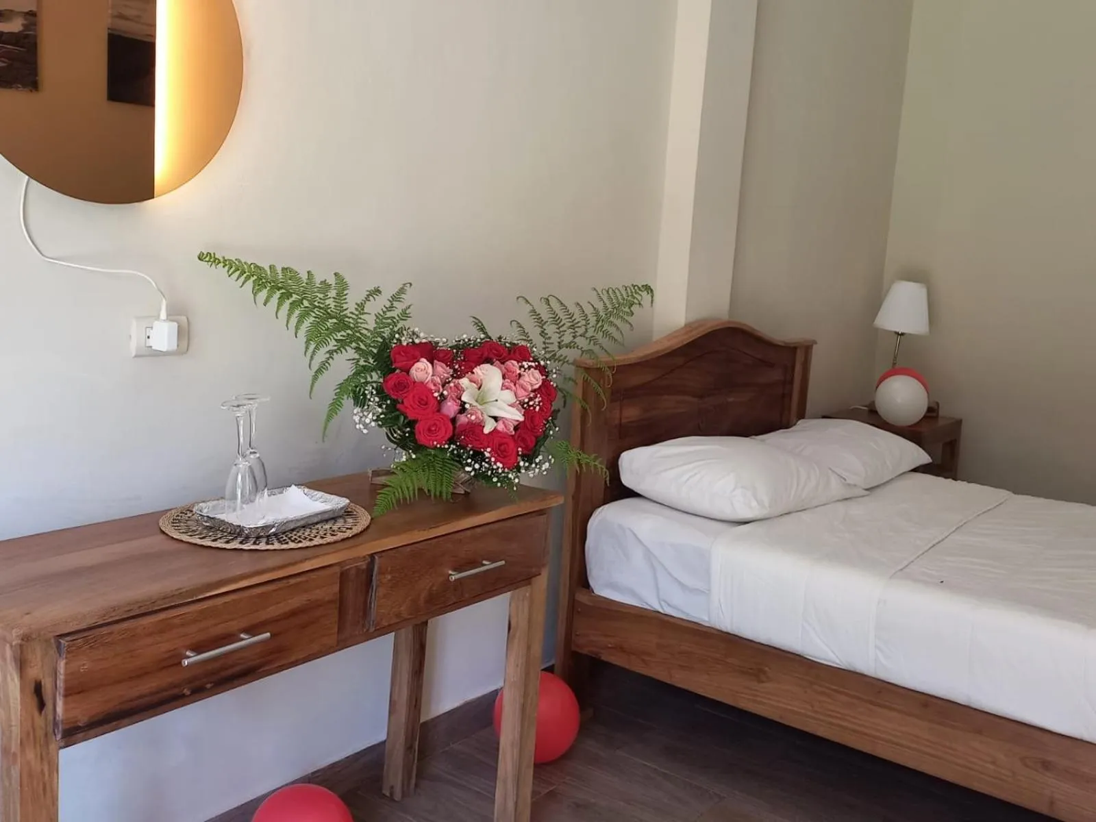 Bed in HOTEL EL VIAJERO