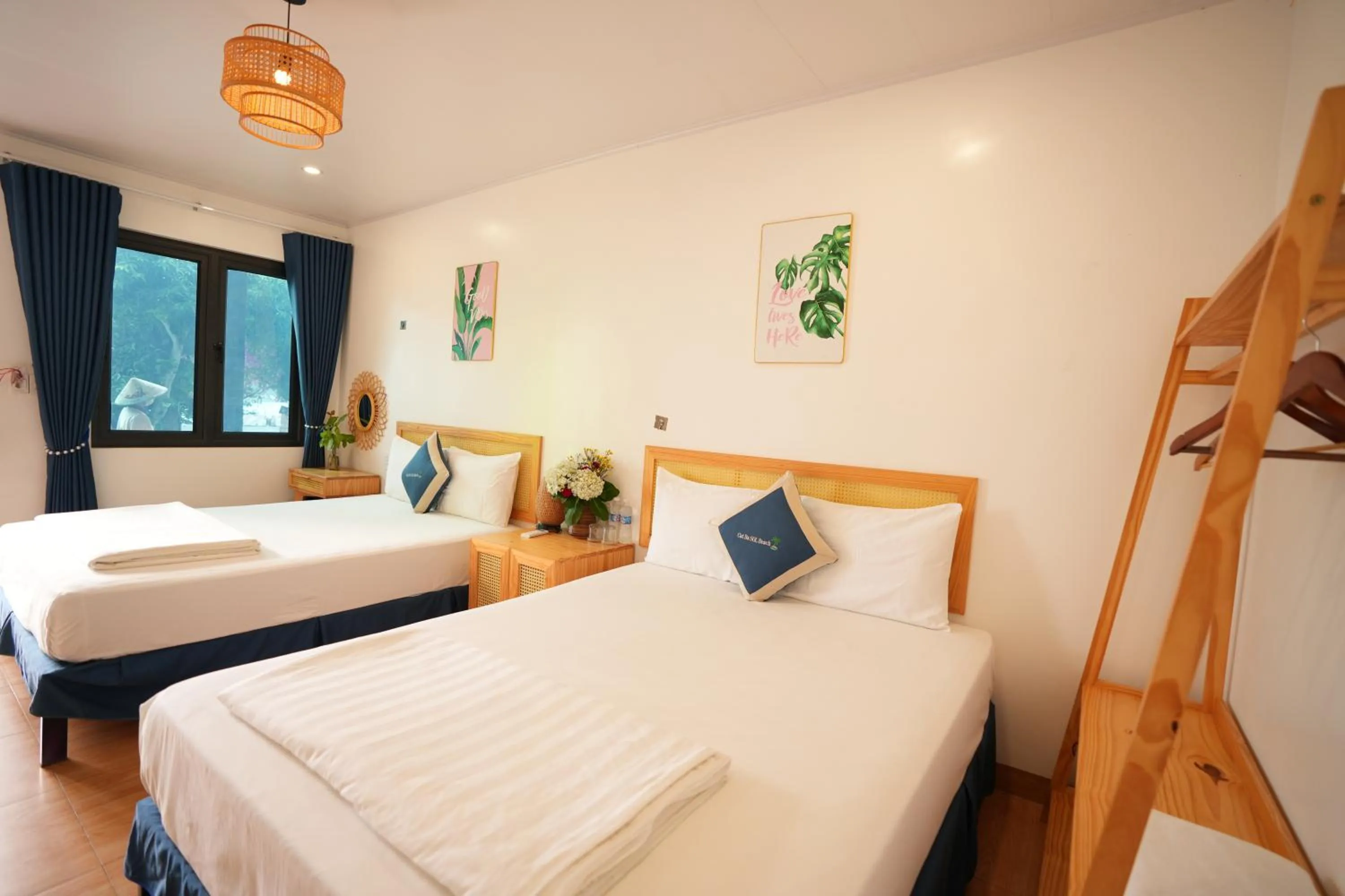 Bed in Cat Ba SOL Beach