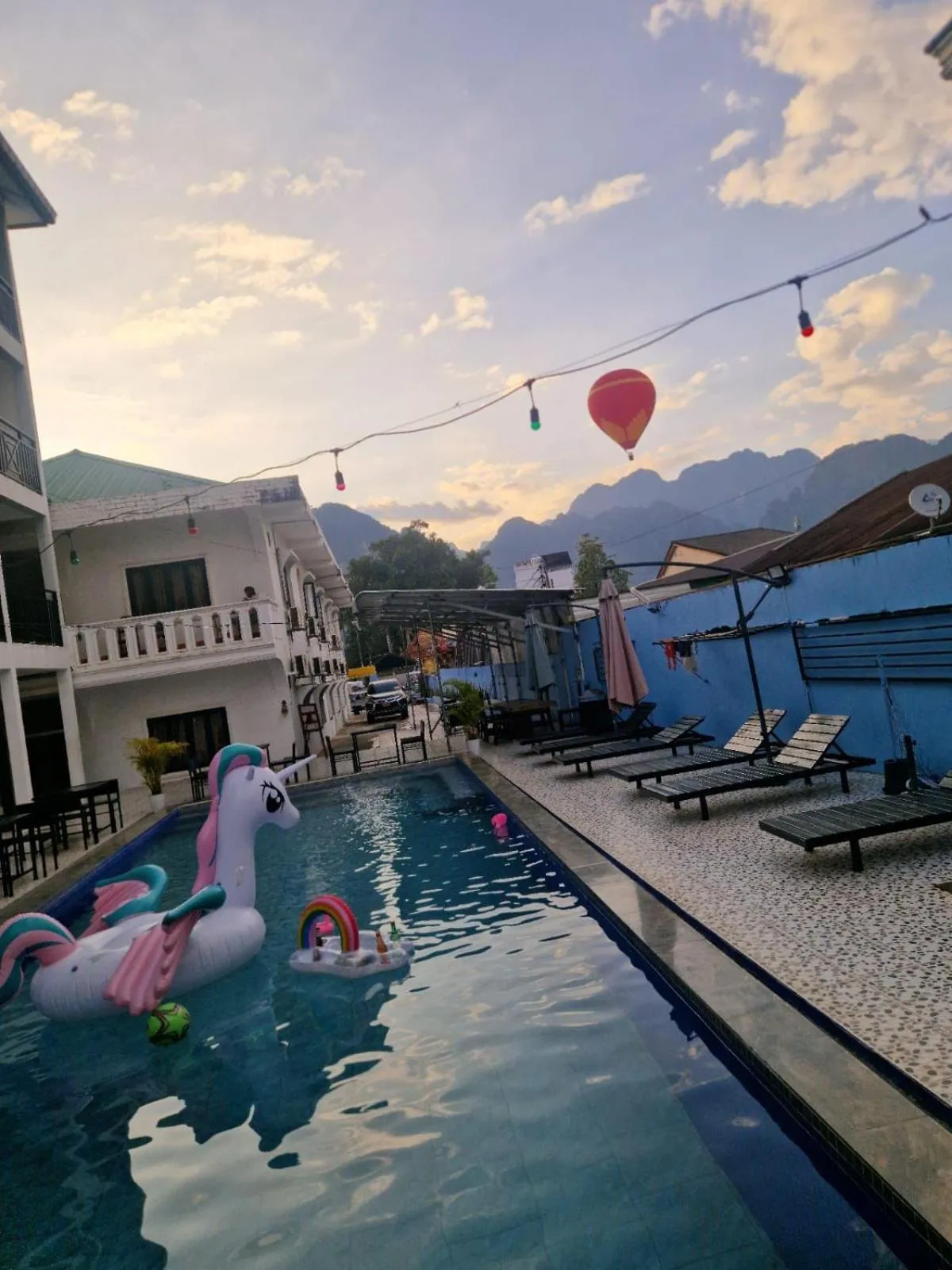 Mountain view in Santi Villa