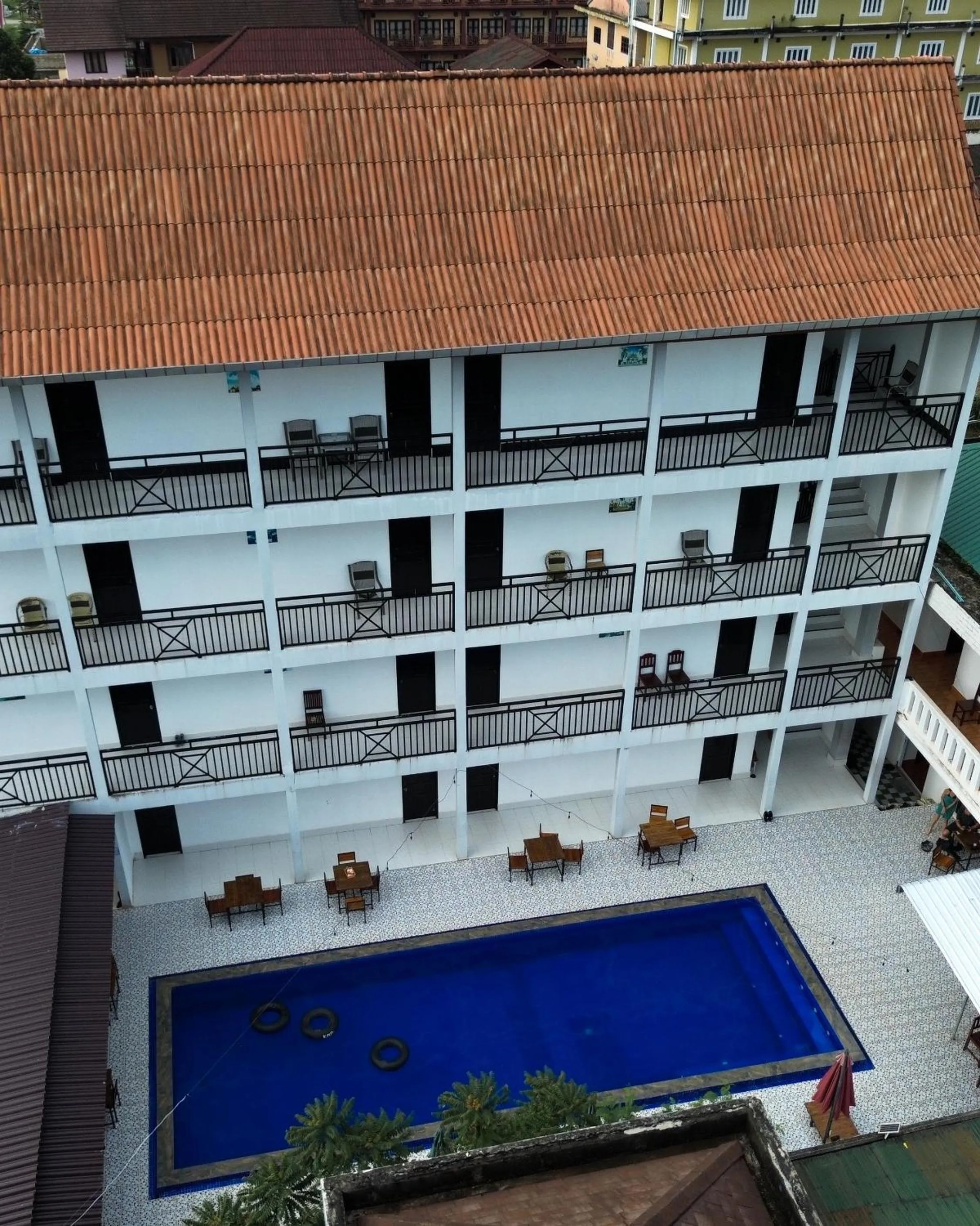 Property building in Vang Vieng Backpackers Hostel