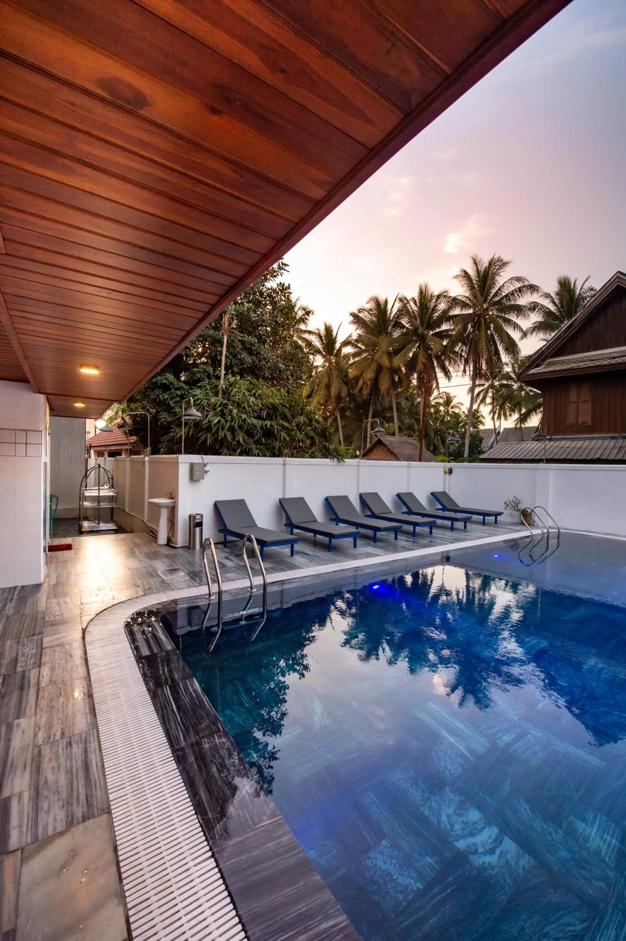 Swimming pool in LuangPrabang Center Hotel