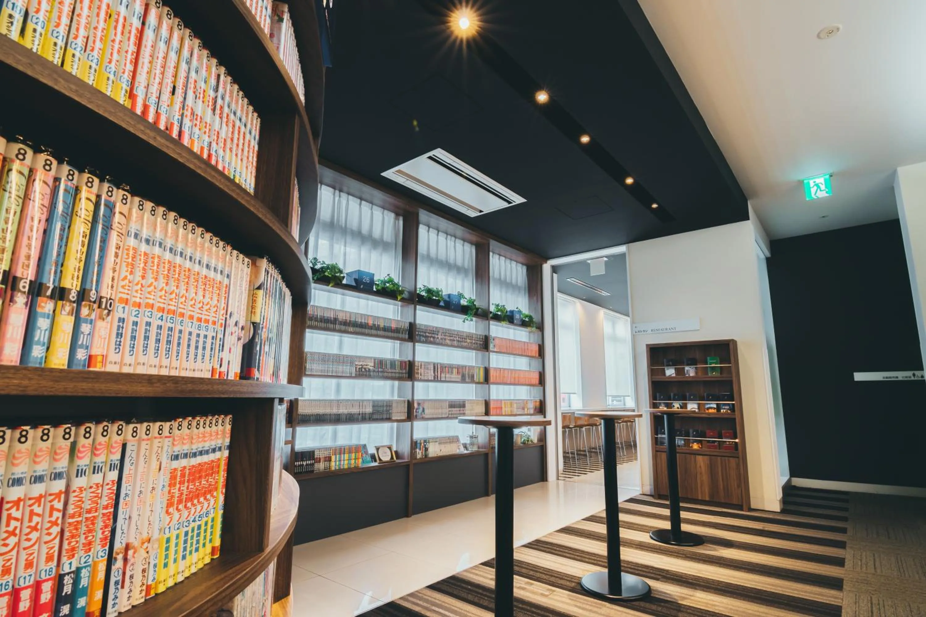 Lobby or reception in Quintessa Hotel Kokura Comic & Books