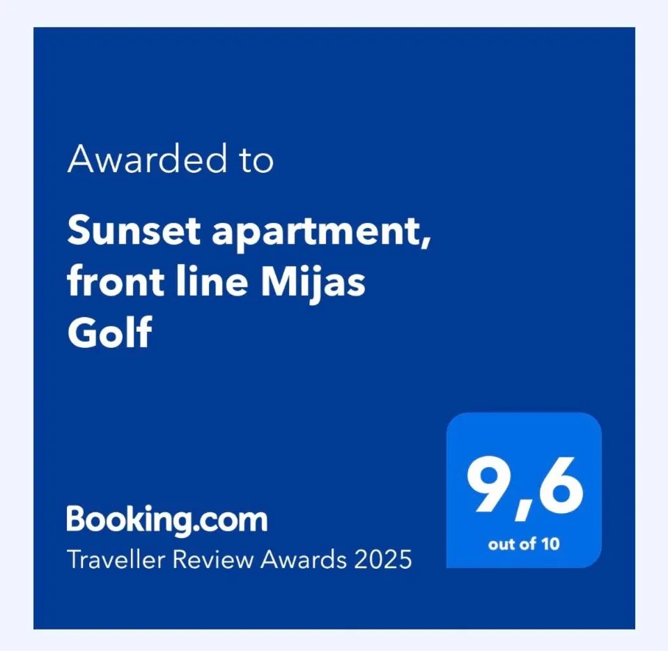 Sunset apartment, front line Mijas Golf