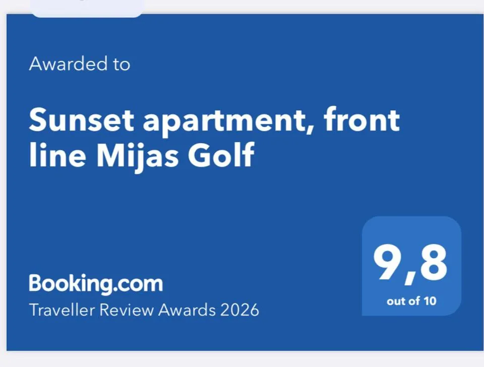 Sunset apartment, front line Mijas Golf