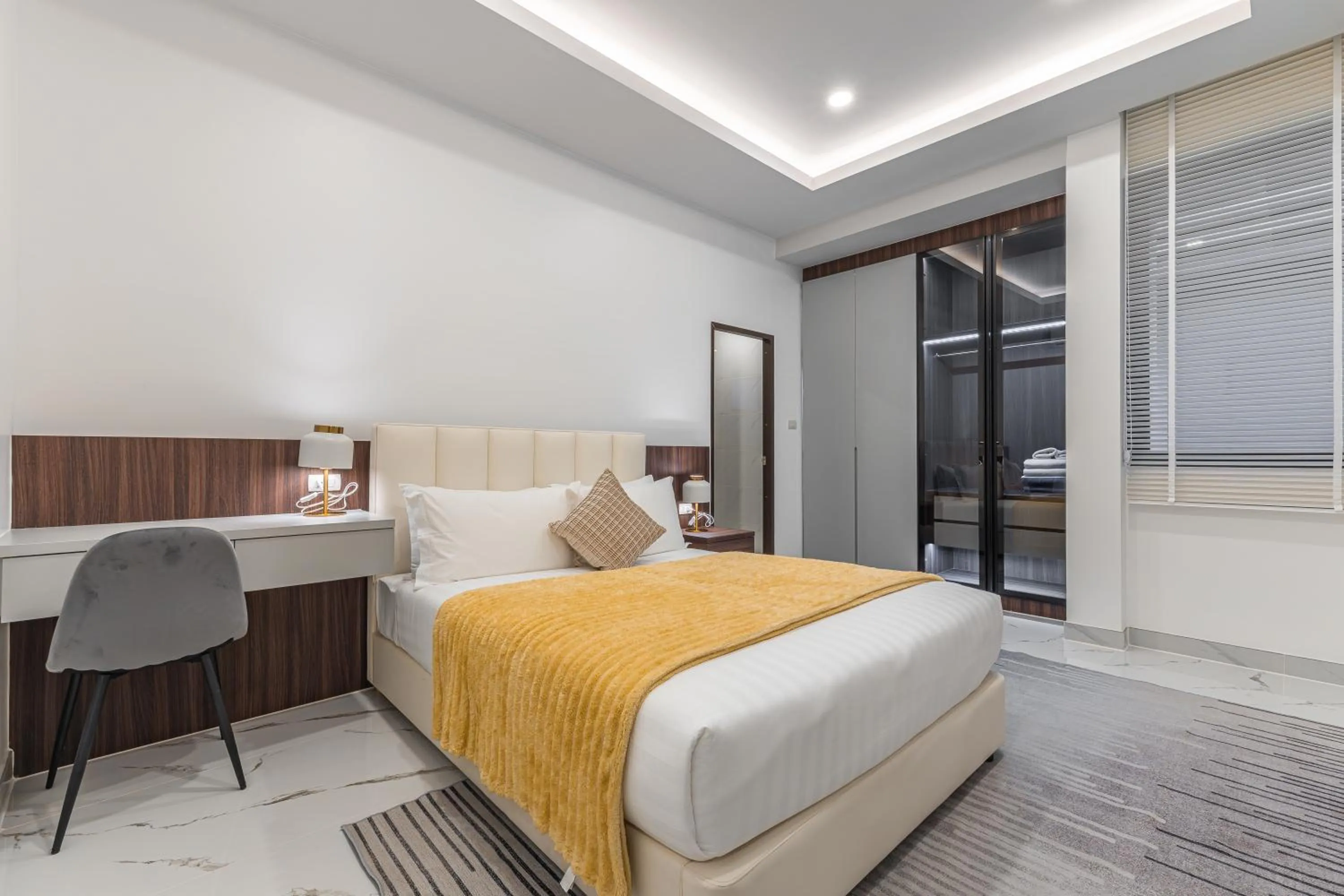 Bed in Southern Peak Pool Villa Huay Yai Pattaya