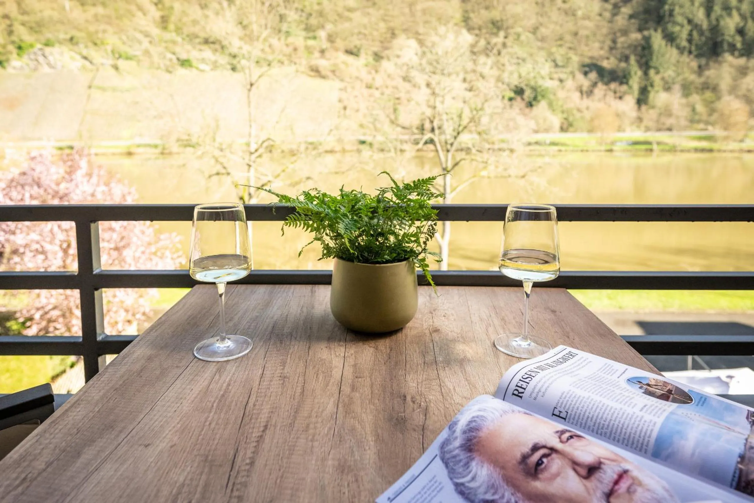 Balcony/Terrace in Uferdeck - Boutique Hotel