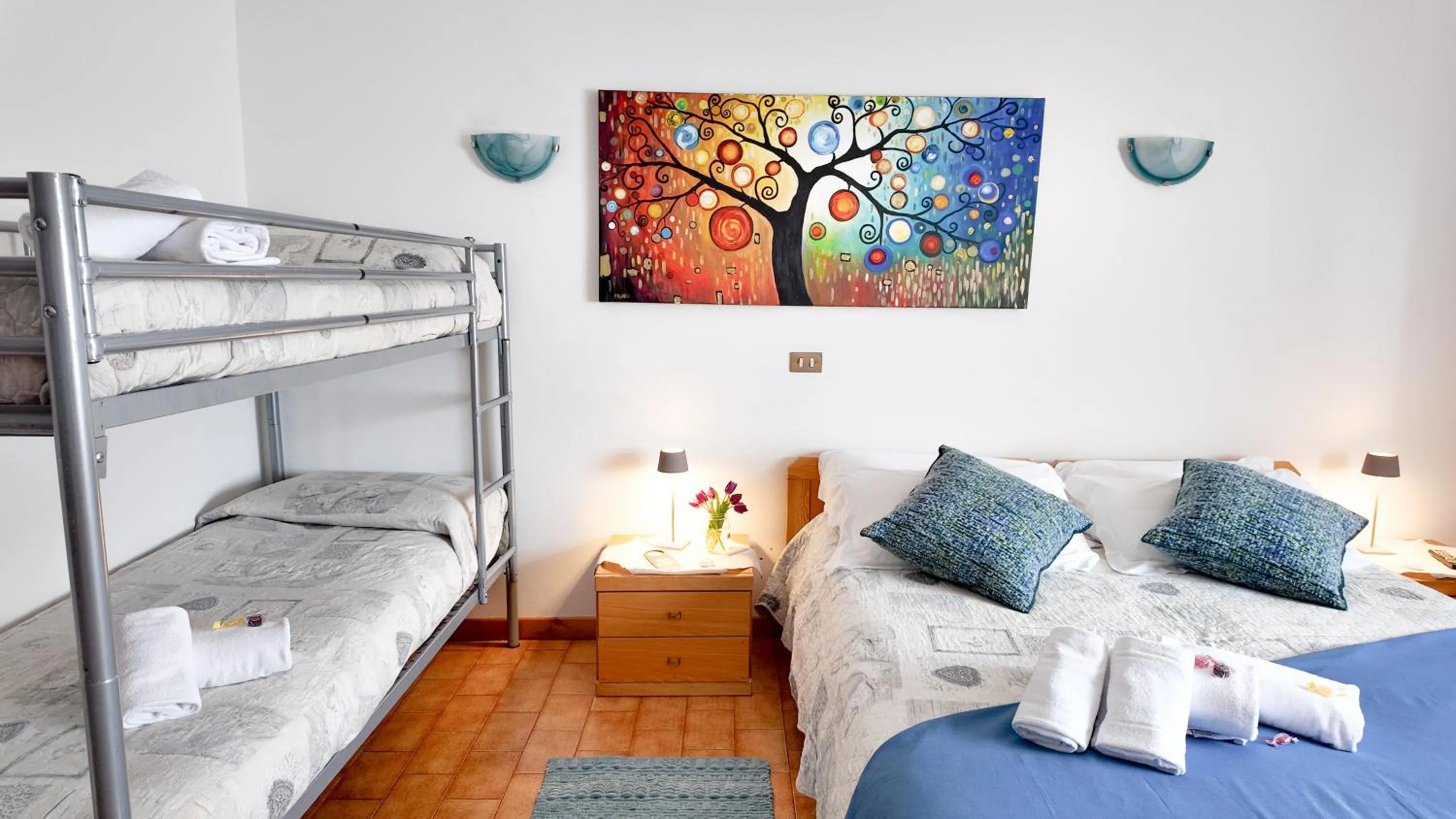 Bed in Albergo Dalla Mena