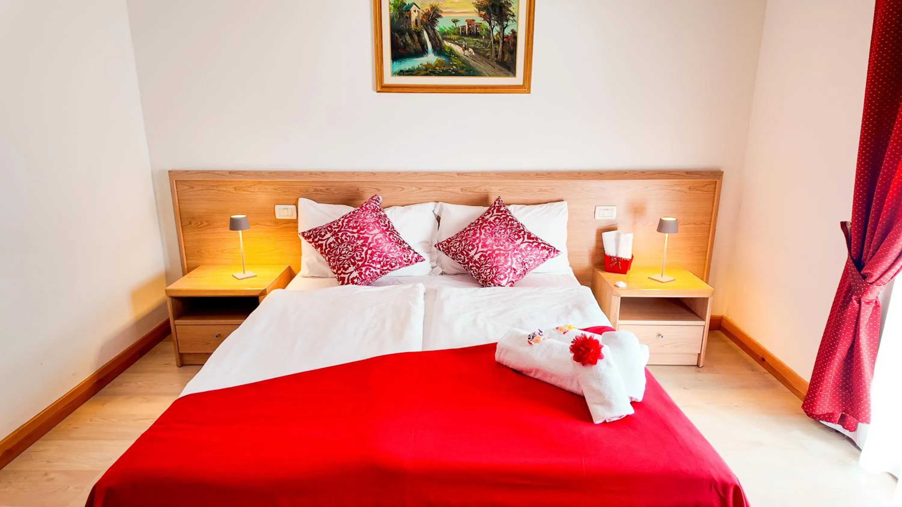 Bed in Albergo Dalla Mena