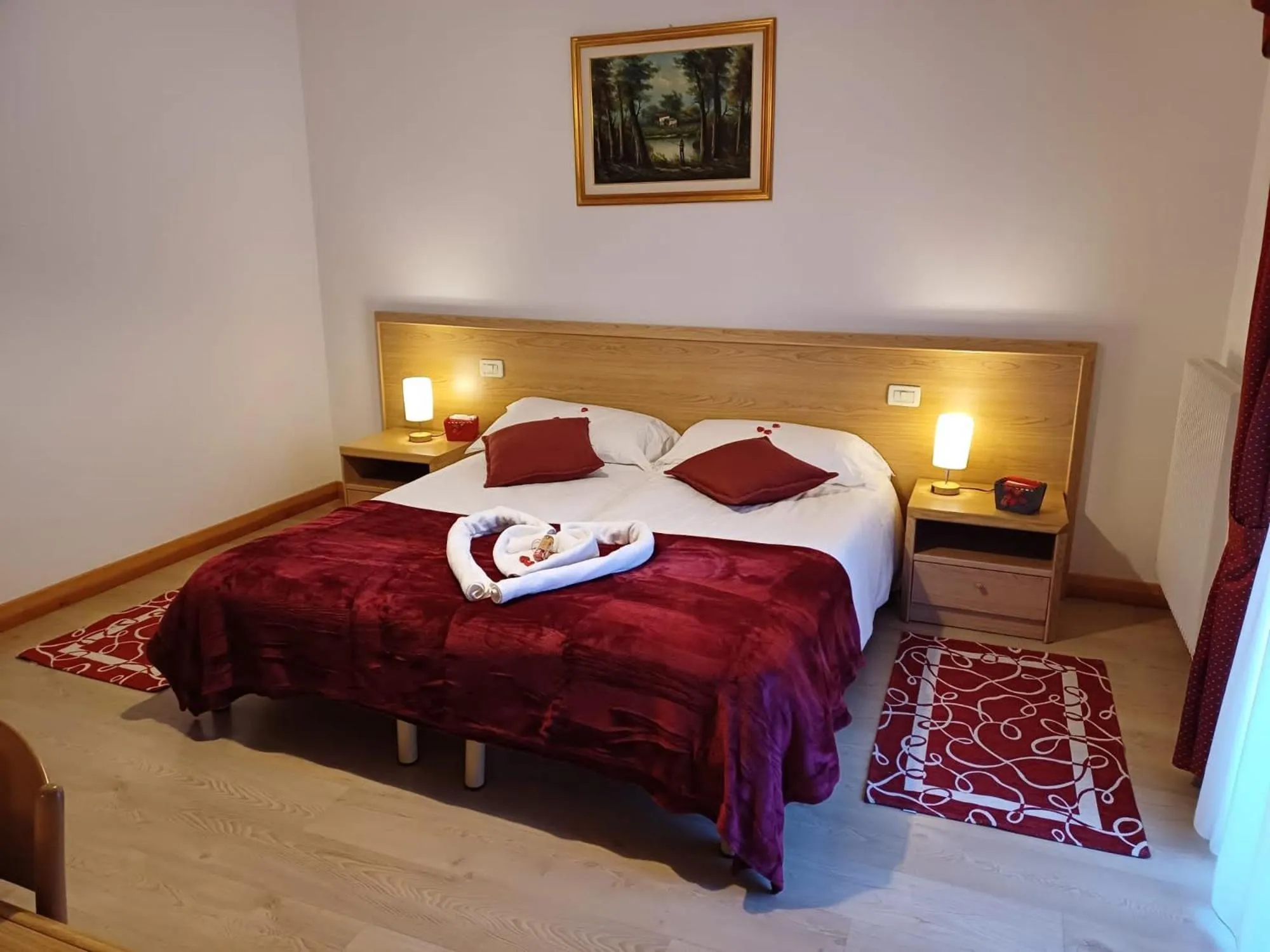 Bed in Albergo Dalla Mena