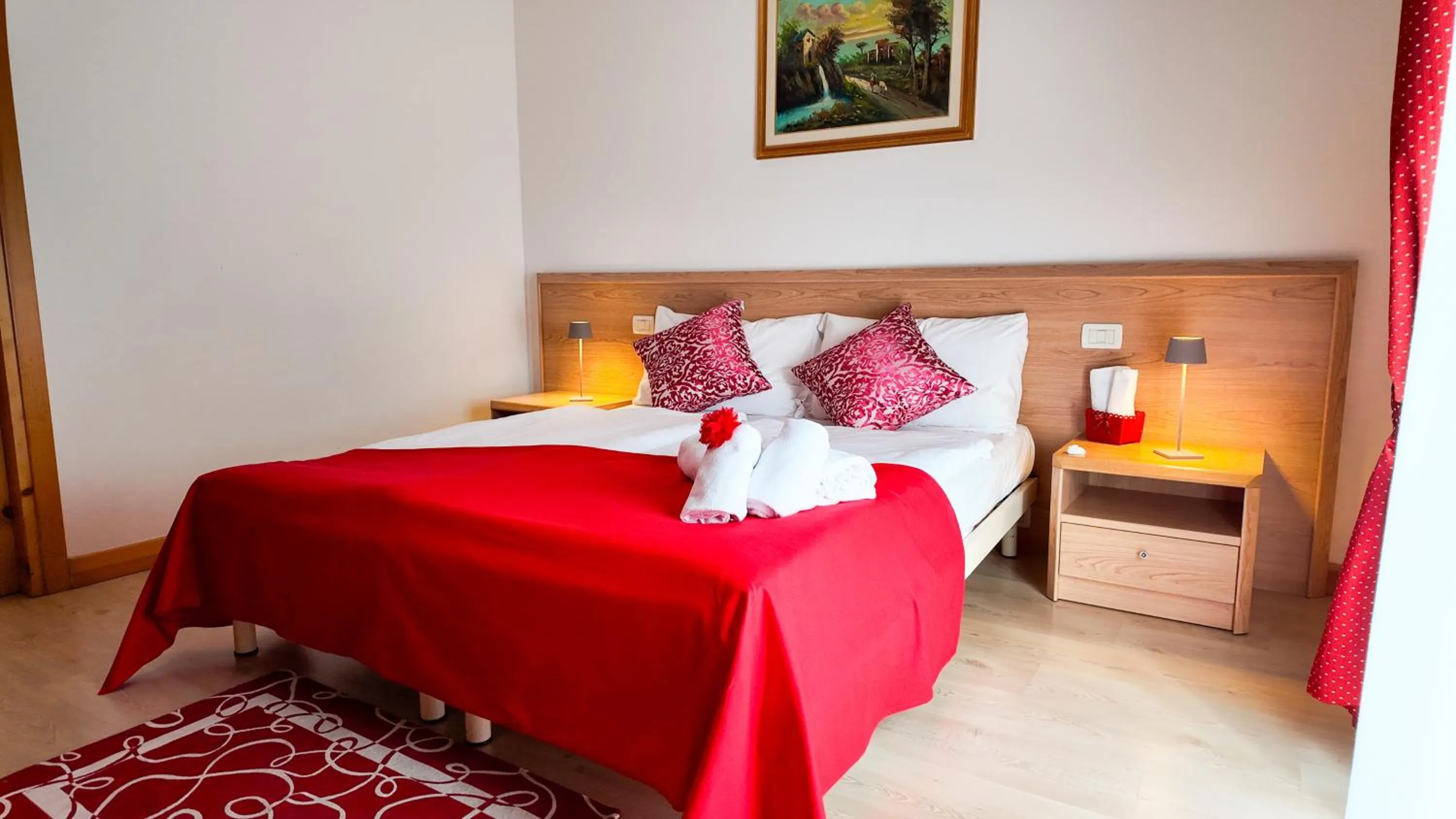 Bed in Albergo Dalla Mena