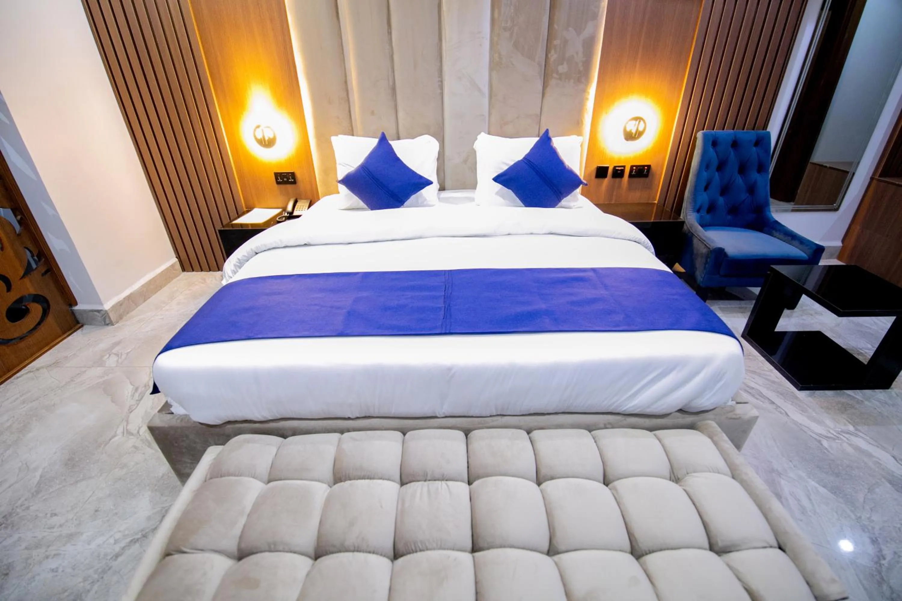 Bed in Tranquila Hotels and Suites Abuja