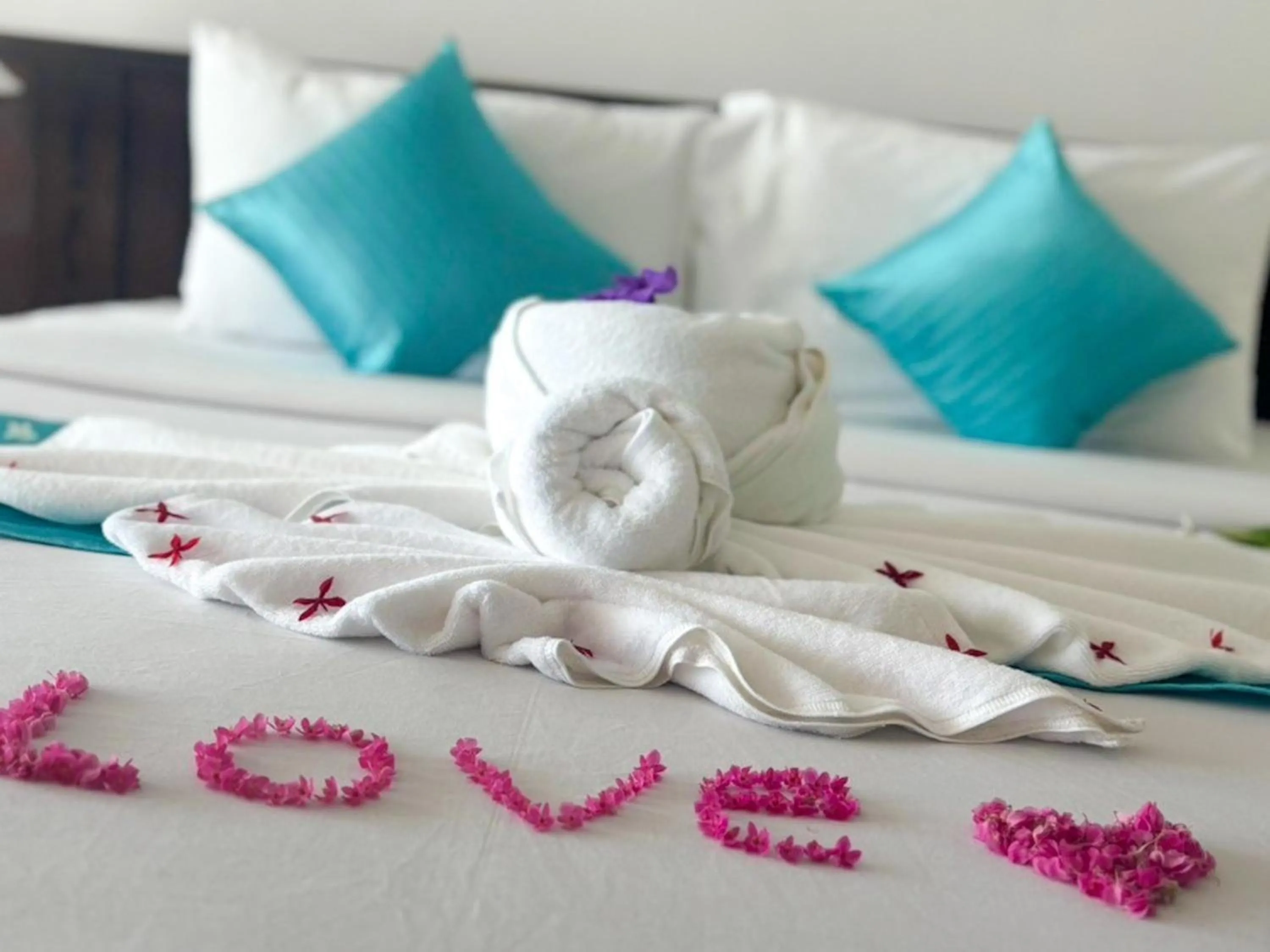 Bedroom, Bed in Smile Samui Chaweng Beach Front Resort