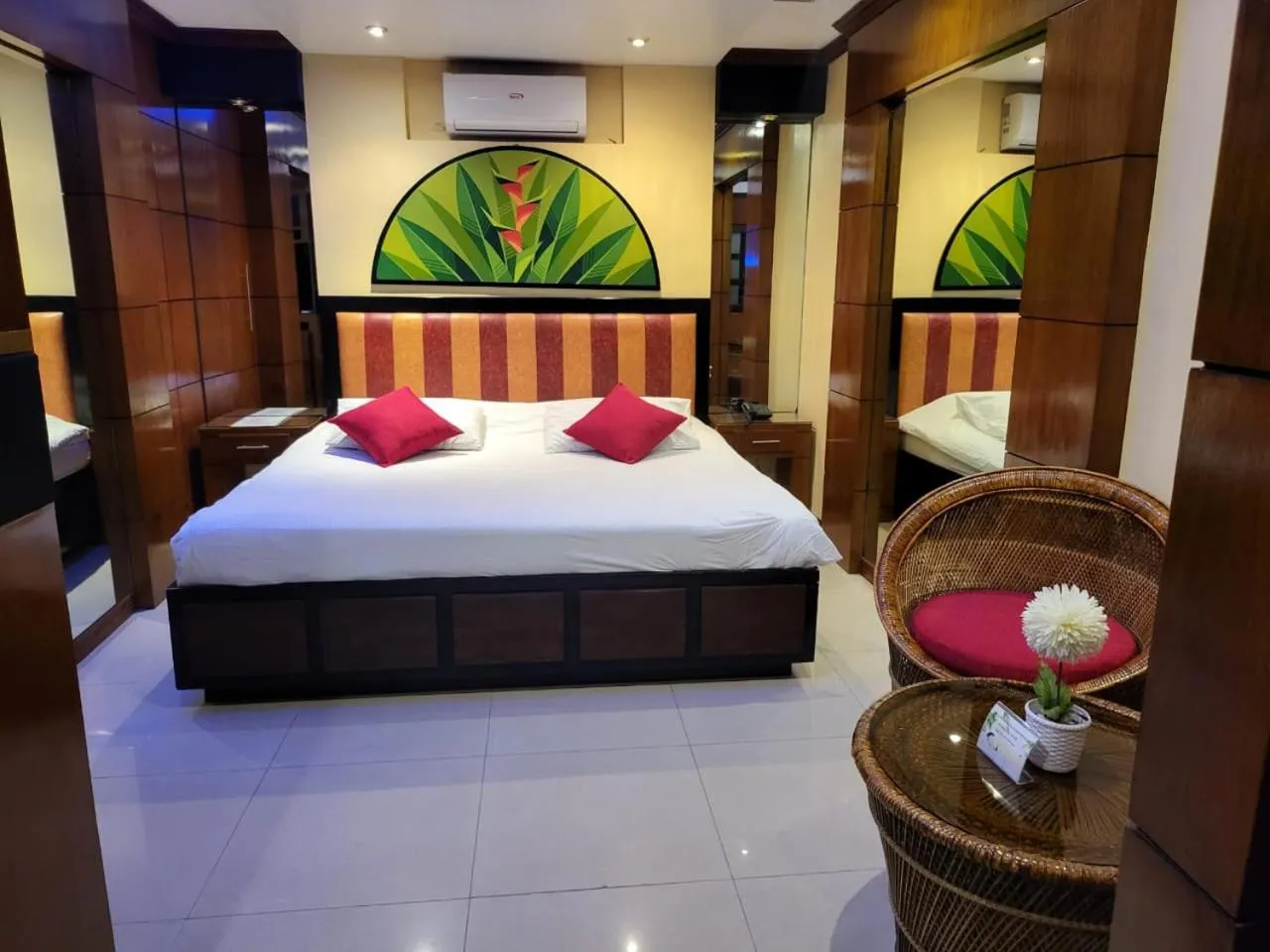 Bed in Fields Palace Hotel