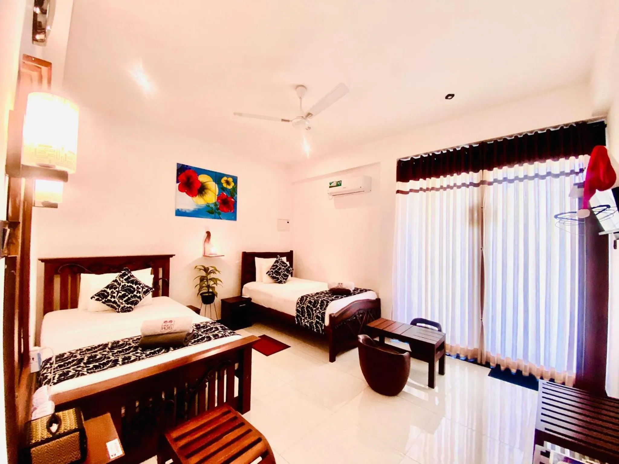 Bed in Airport Faith Hotel