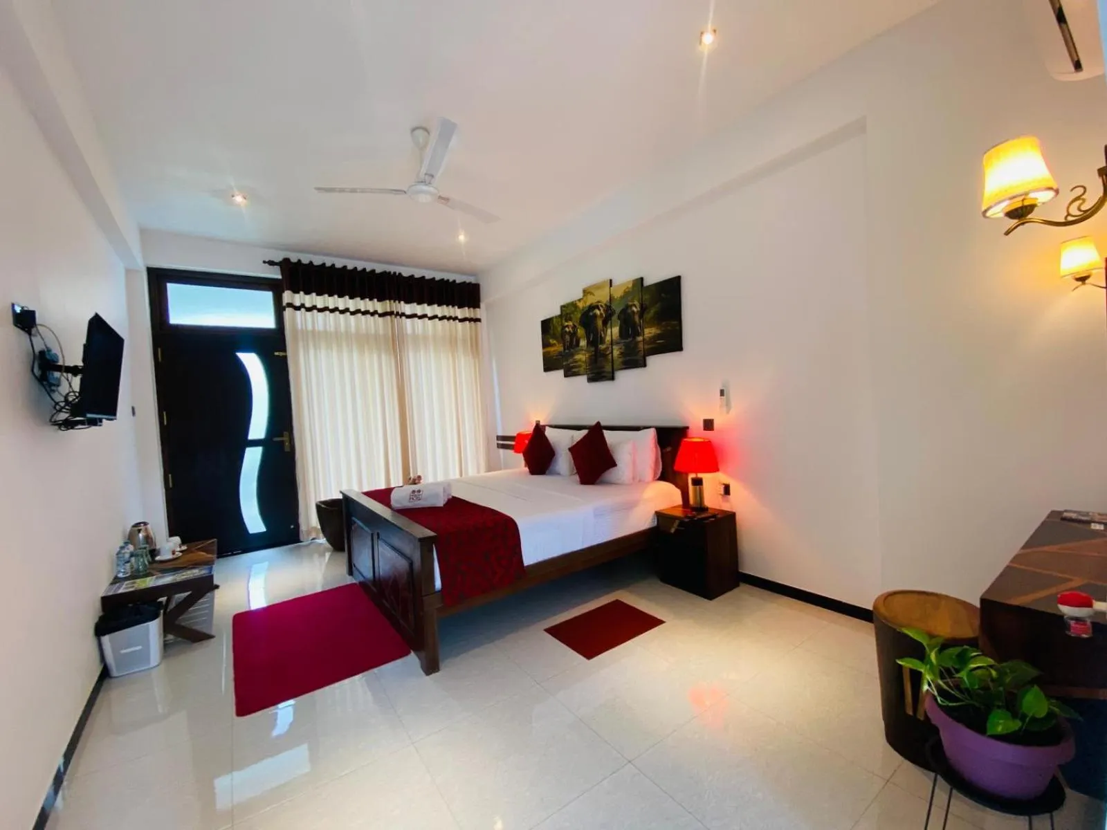 Bed in Airport Faith Hotel