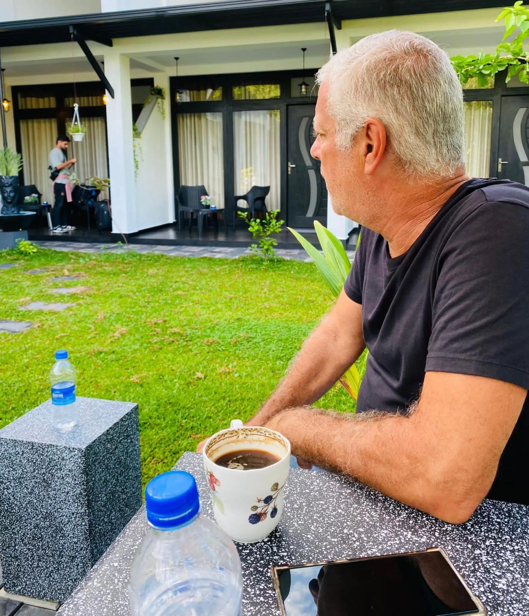 Garden in Airport Faith Hotel