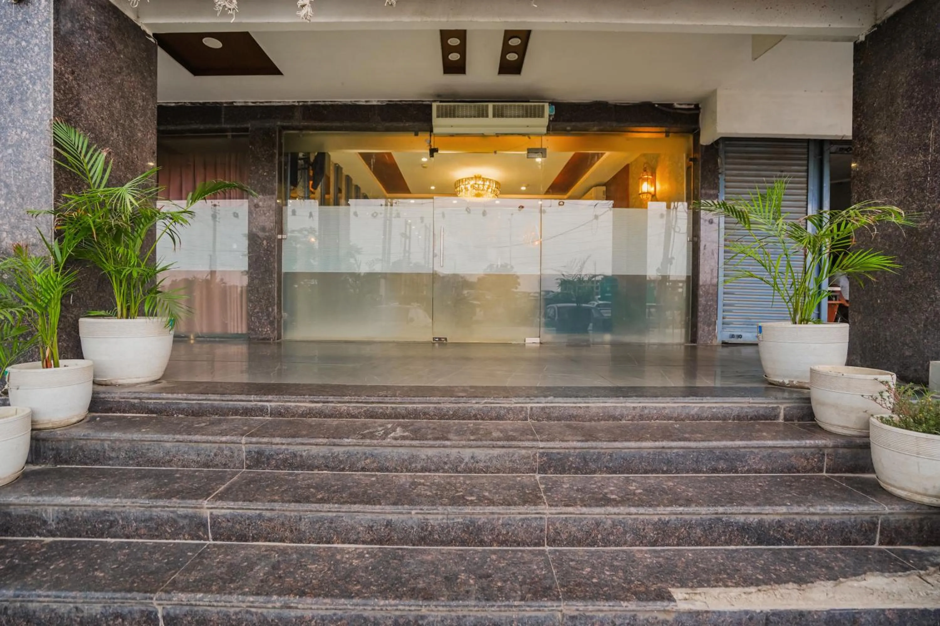 Facade/entrance in Hotel Highway Greens Near VR Punjab Mall Airport Road Mohali Chandigarh