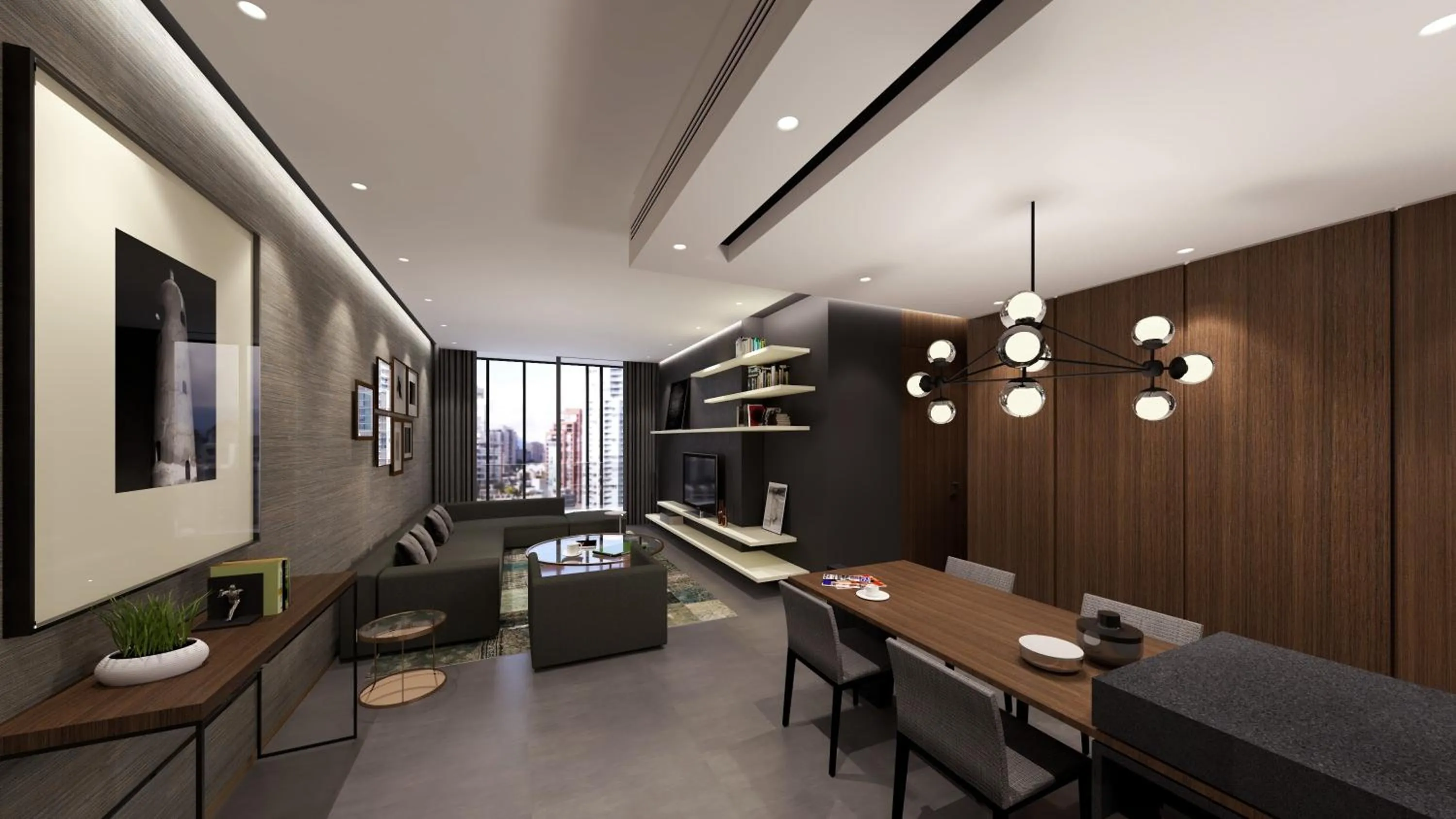 Living room in Modern Heights