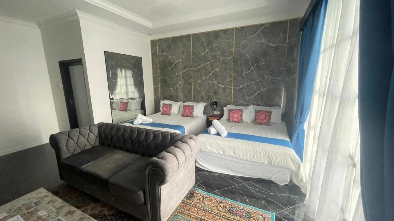 Bed in BERUNTUNG KE BARI RESORT @ PANTAI PENARIK